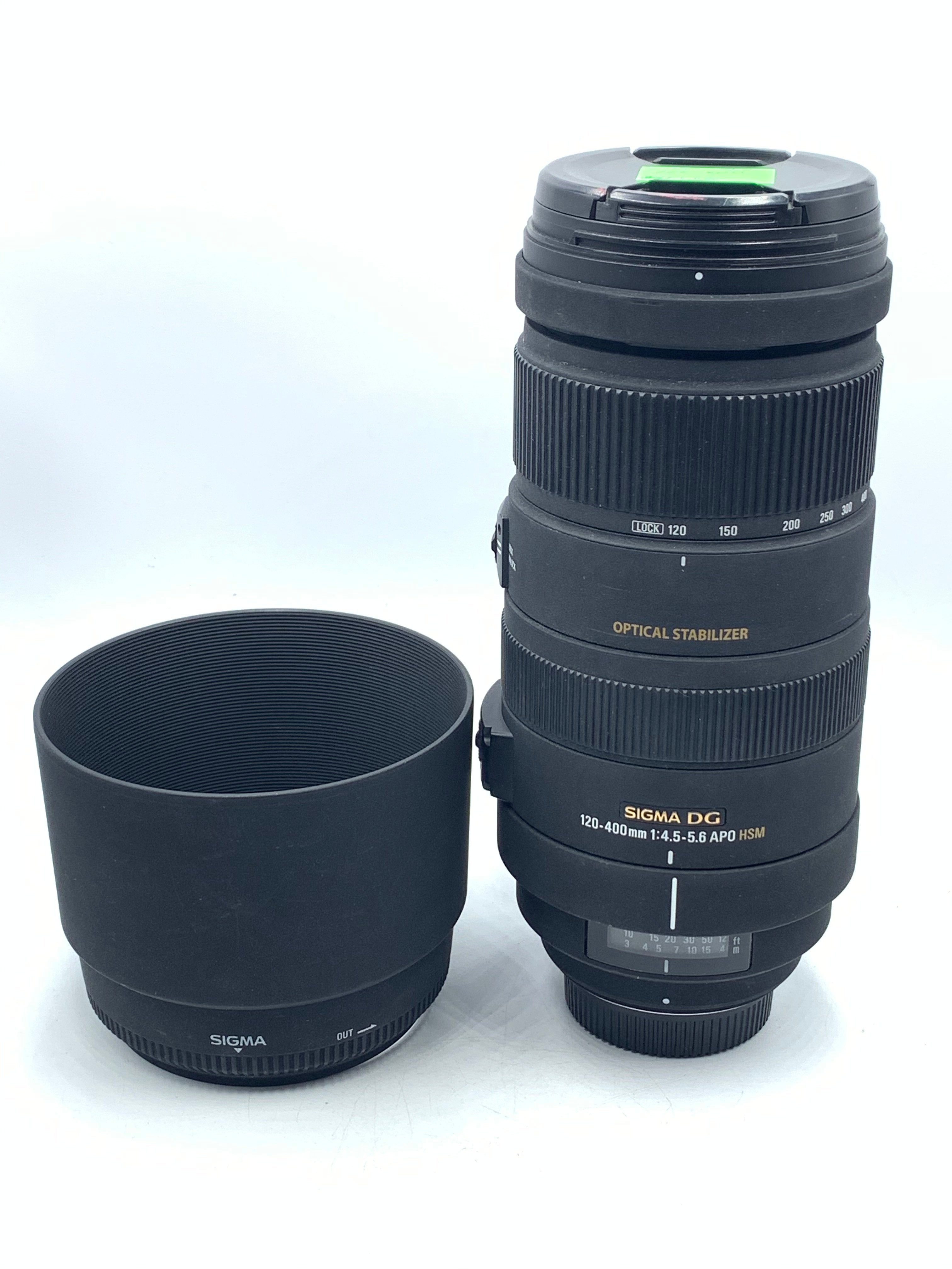 Used Sigma 120-400mm F4.5-5.6 APO DG OS (Nikon Mount)