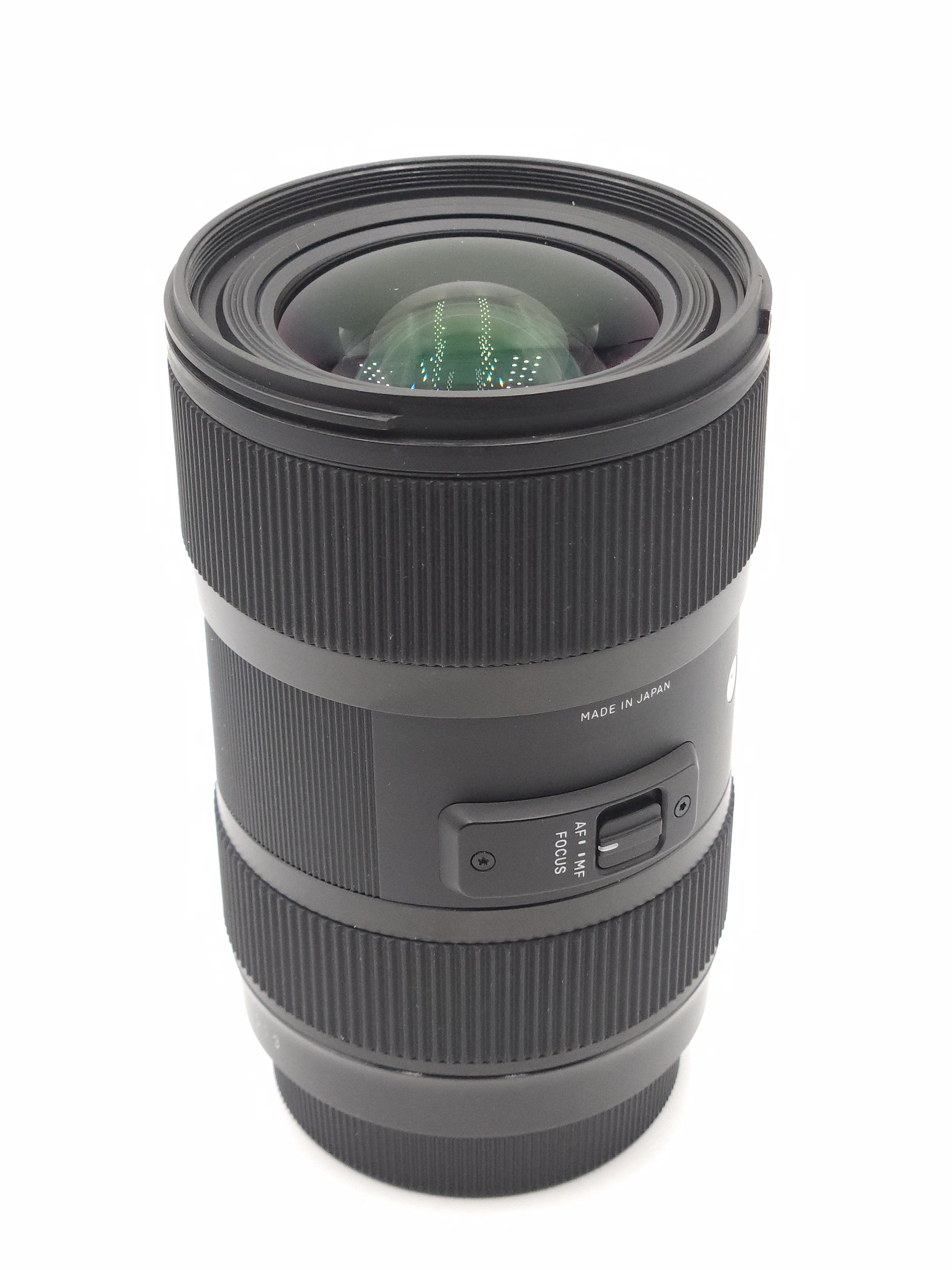 USED Sigma 18-35mm F1.8 DC HSM Art Lens for Canon