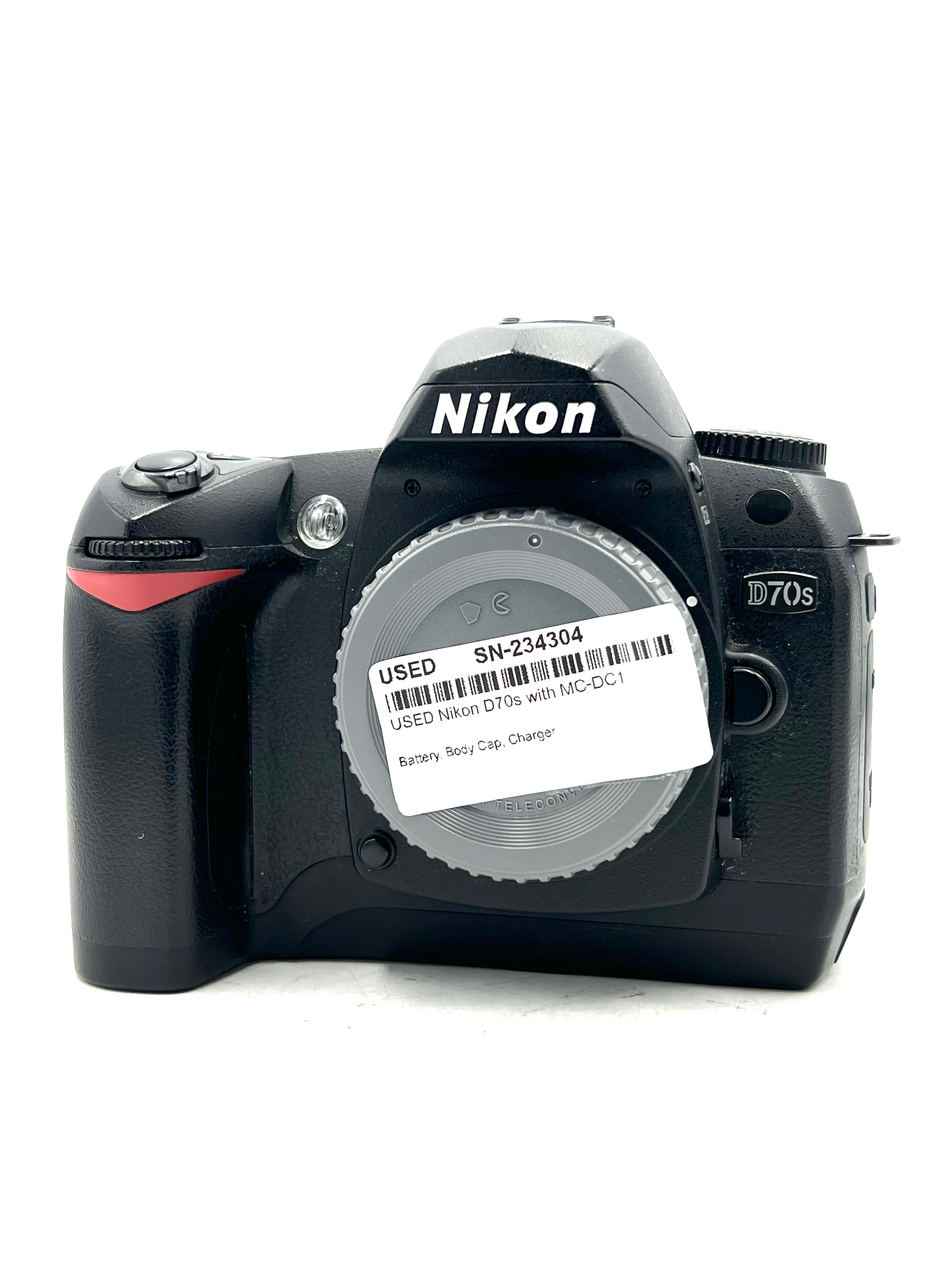 USED Nikon D70s with MC-DC1