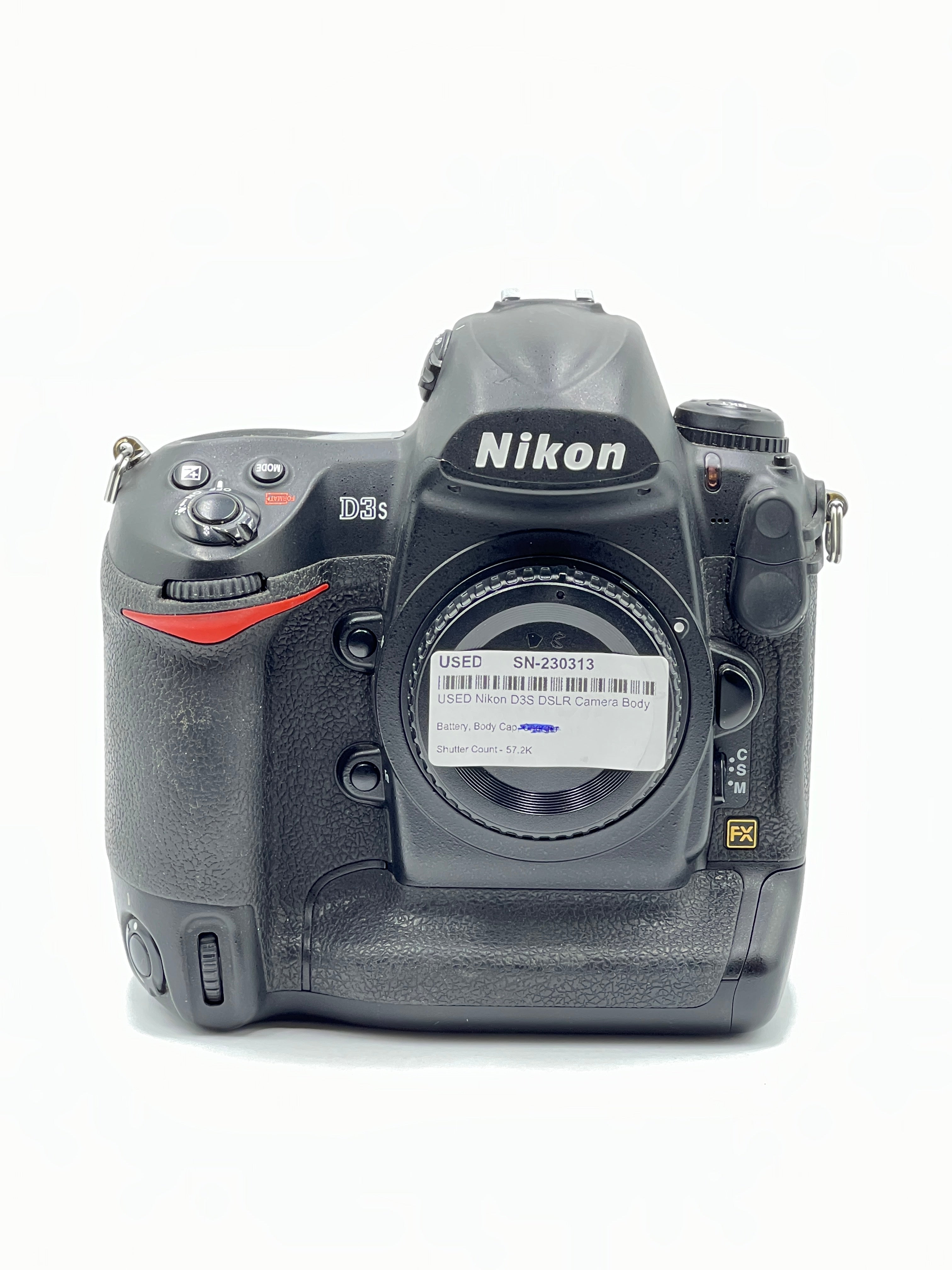 USED Nikon D3S DSLR Camera Body