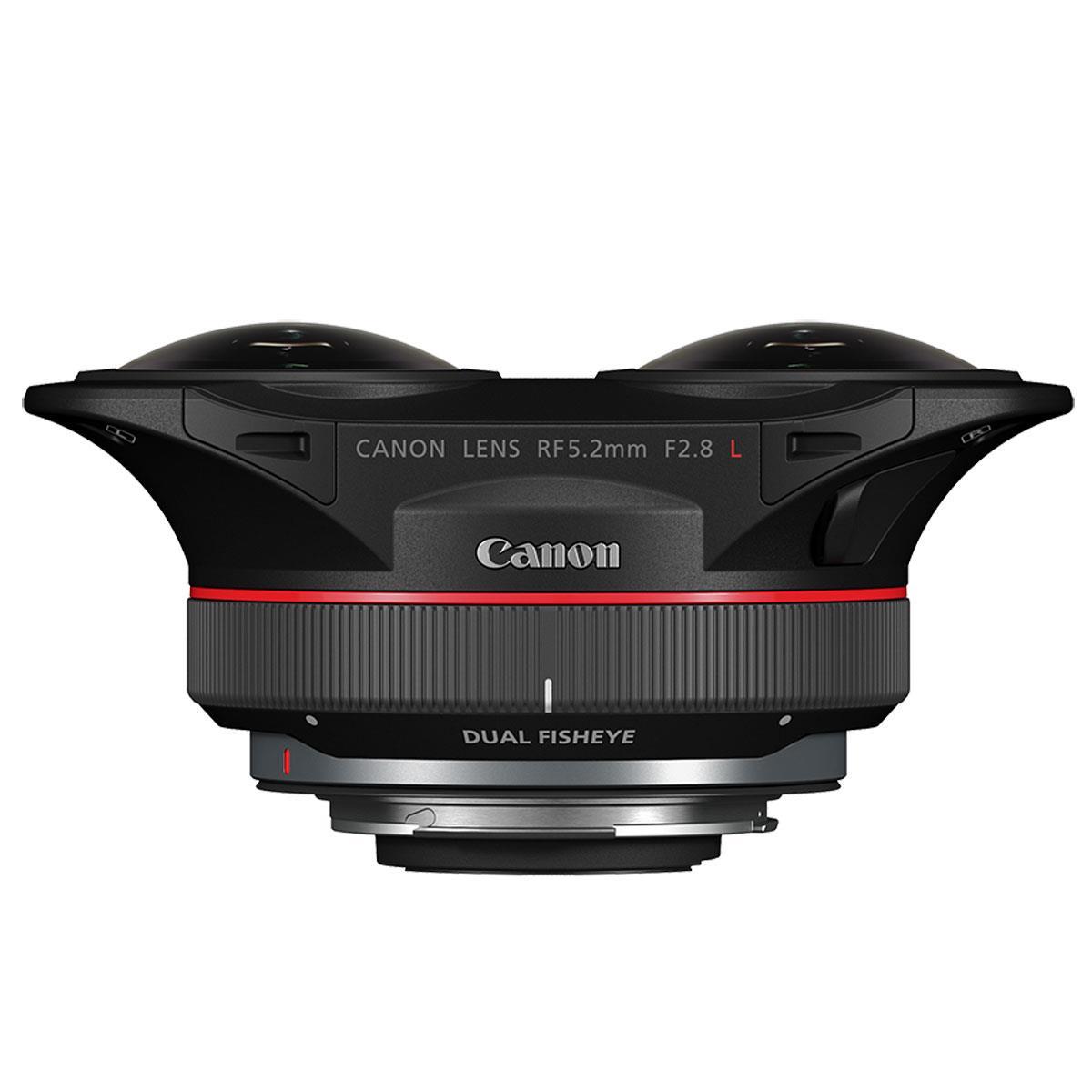 Canon RF 5.2mm F2.8 L Dual Fisheye 3D VR Lens