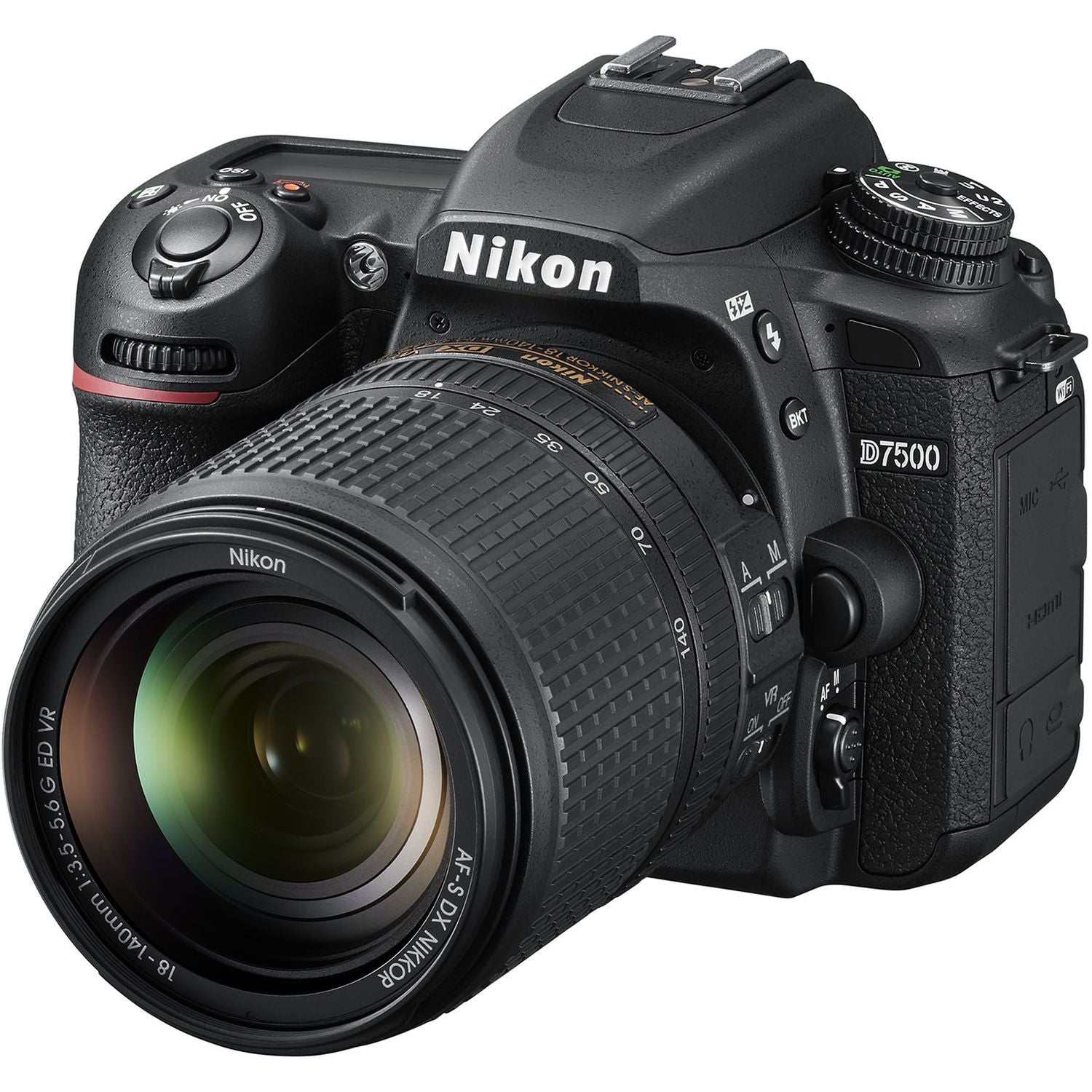 Nikon D7500 DX DSLR with 18-140mm VR Lens