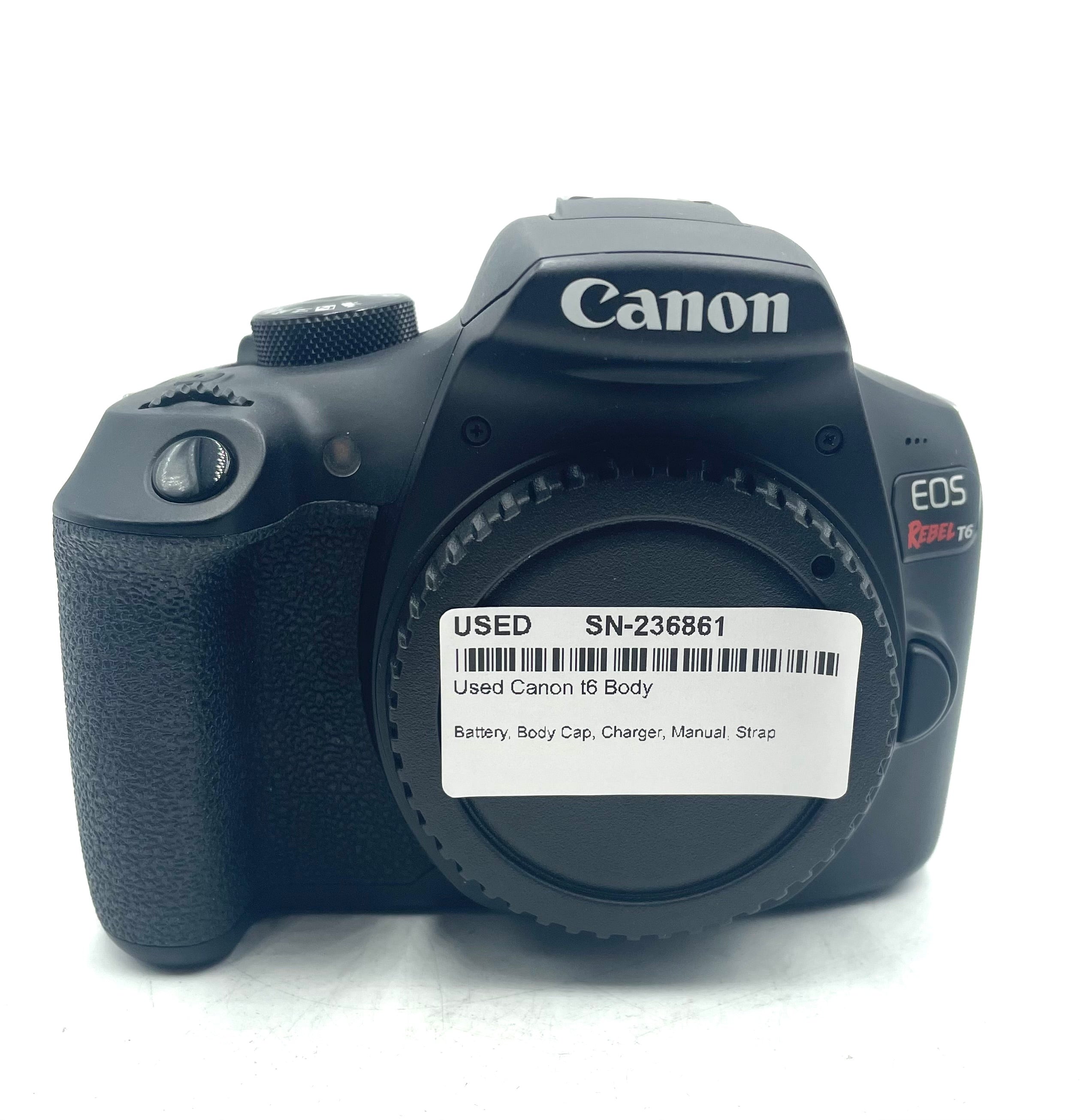 Used Canon t6 Body