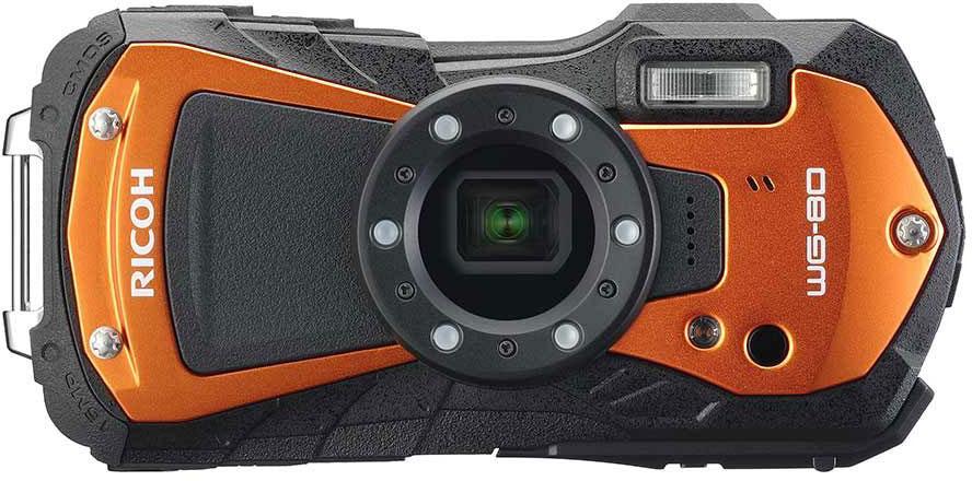 Ricoh WG-80 Digital Camera (Orange)