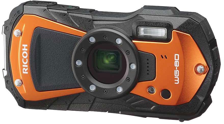 Ricoh WG-80 Digital Camera (Orange)