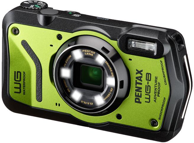 Ricoh PENTAX WG-8 Digital Camera (Green)