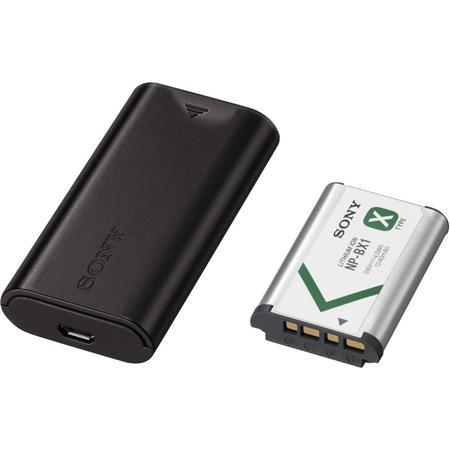 Sony Battery and Travel DC Charger Kit  with NP-BX1 Battery