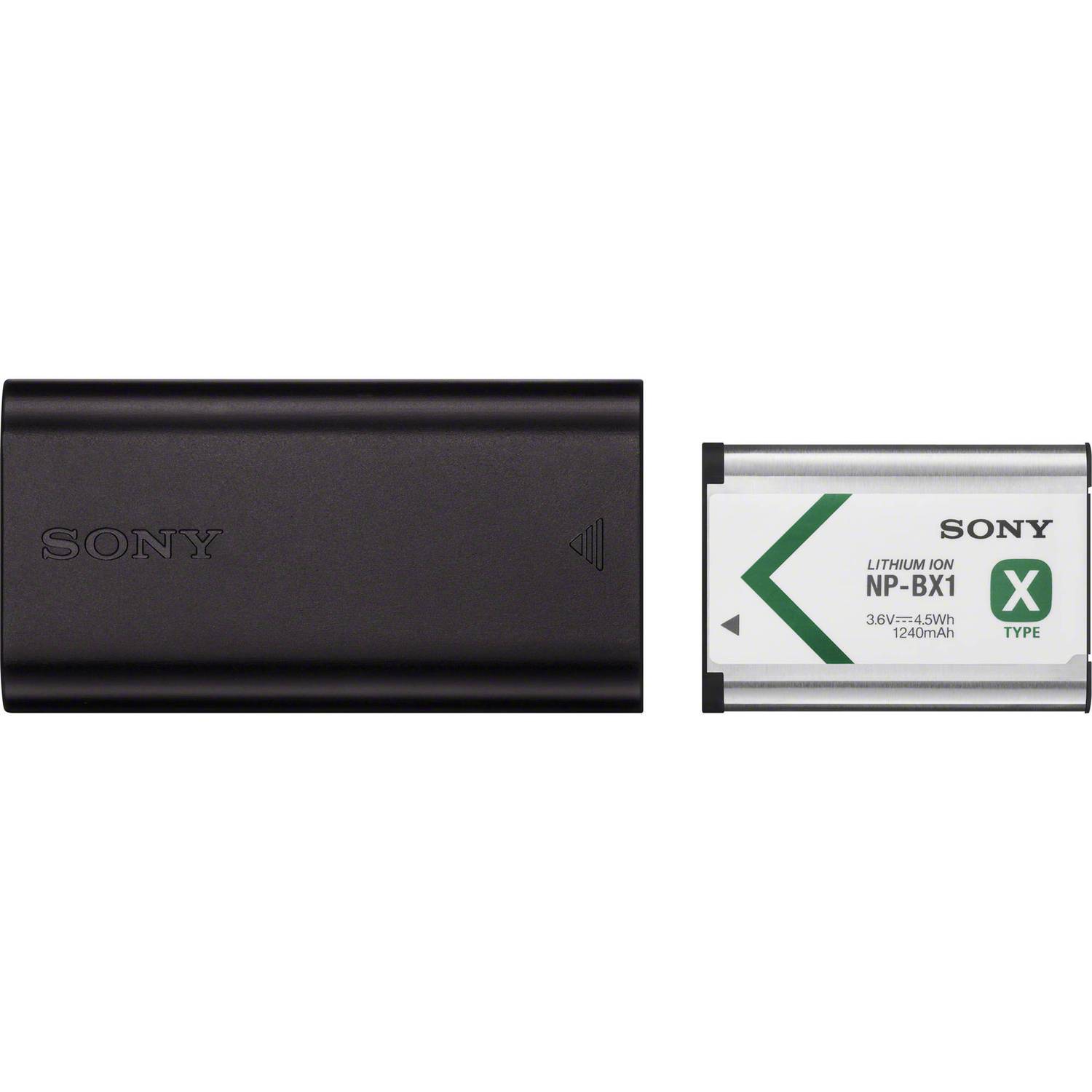 Sony Battery and Travel DC Charger Kit  with NP-BX1 Battery