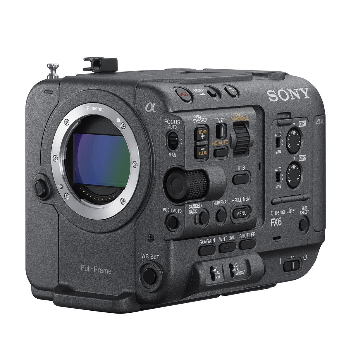 Sony FX6 Full-Frame Cinema Camera (Body Only)