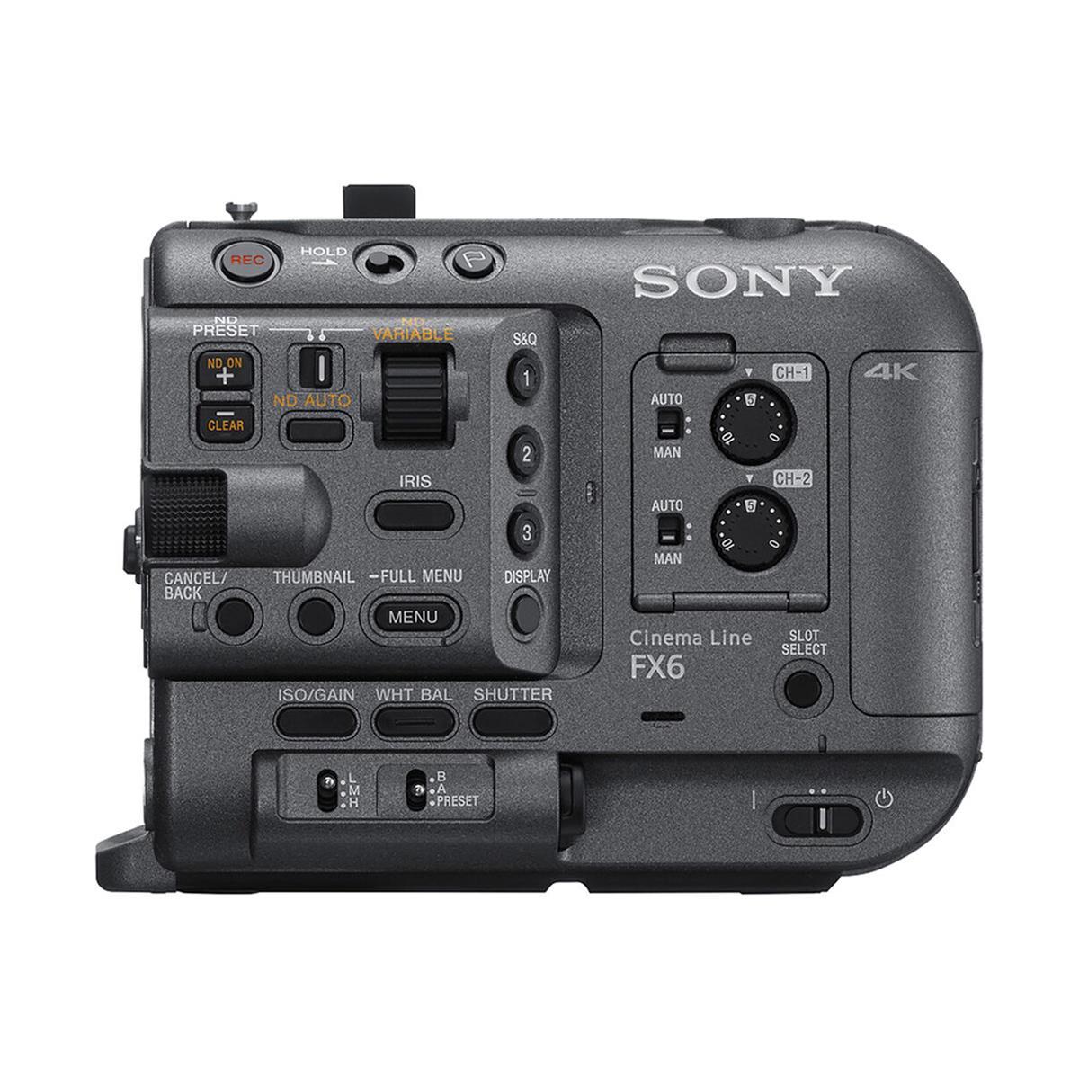 Sony FX6 Full-Frame Cinema Camera (Body Only)