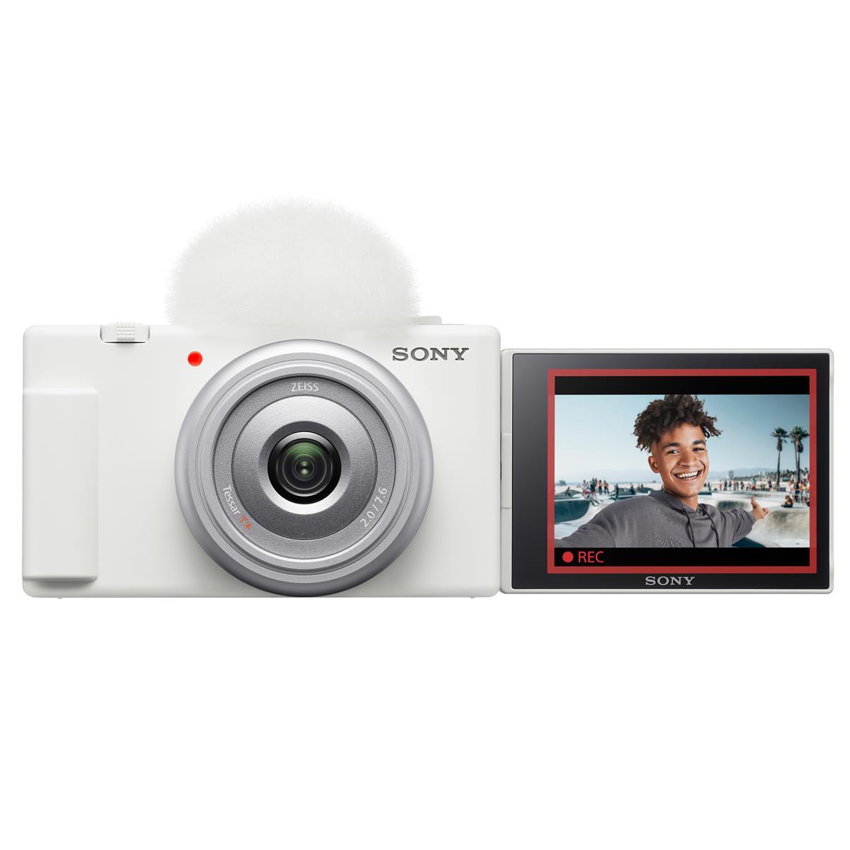 Sony ZV-1F Vlogging Camera (White)