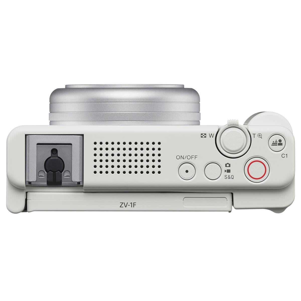 Sony ZV-1F Vlogging Camera (White)