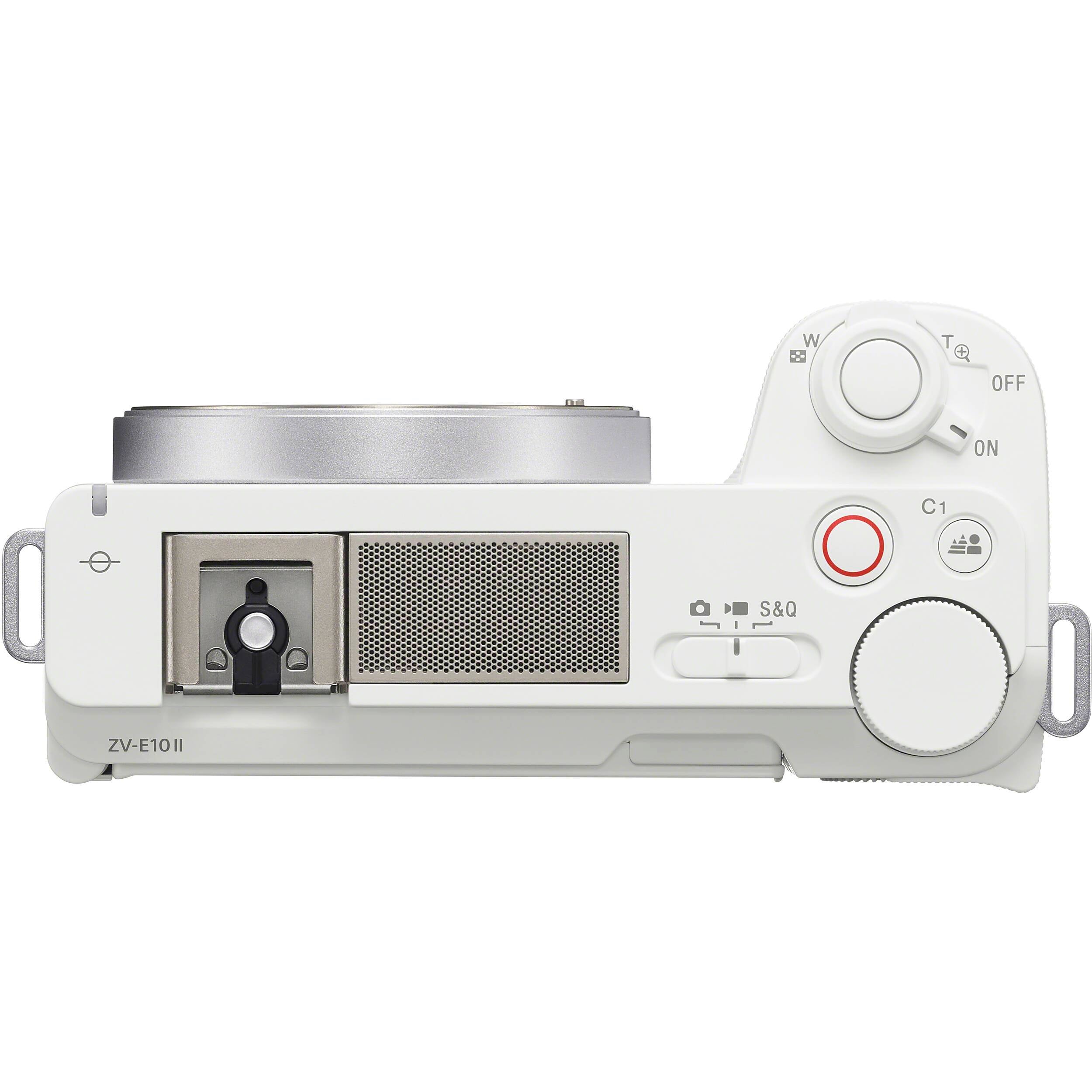 Sony ZV-E10 II Mirrorless Camera with 16-50mm kit lens (White)