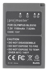 Promaster 1337 Li-ion Battery for Olympus BLS-5 | BLS-50