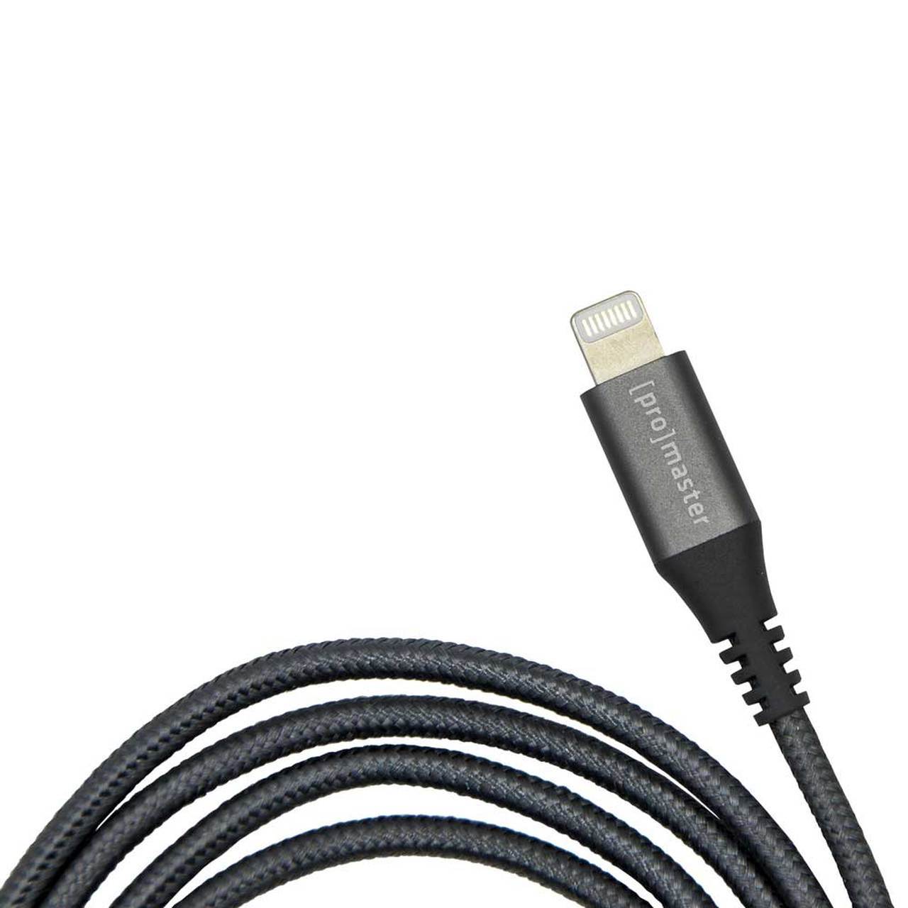 Promaster Lightning to USB A Cable  1 m - grey