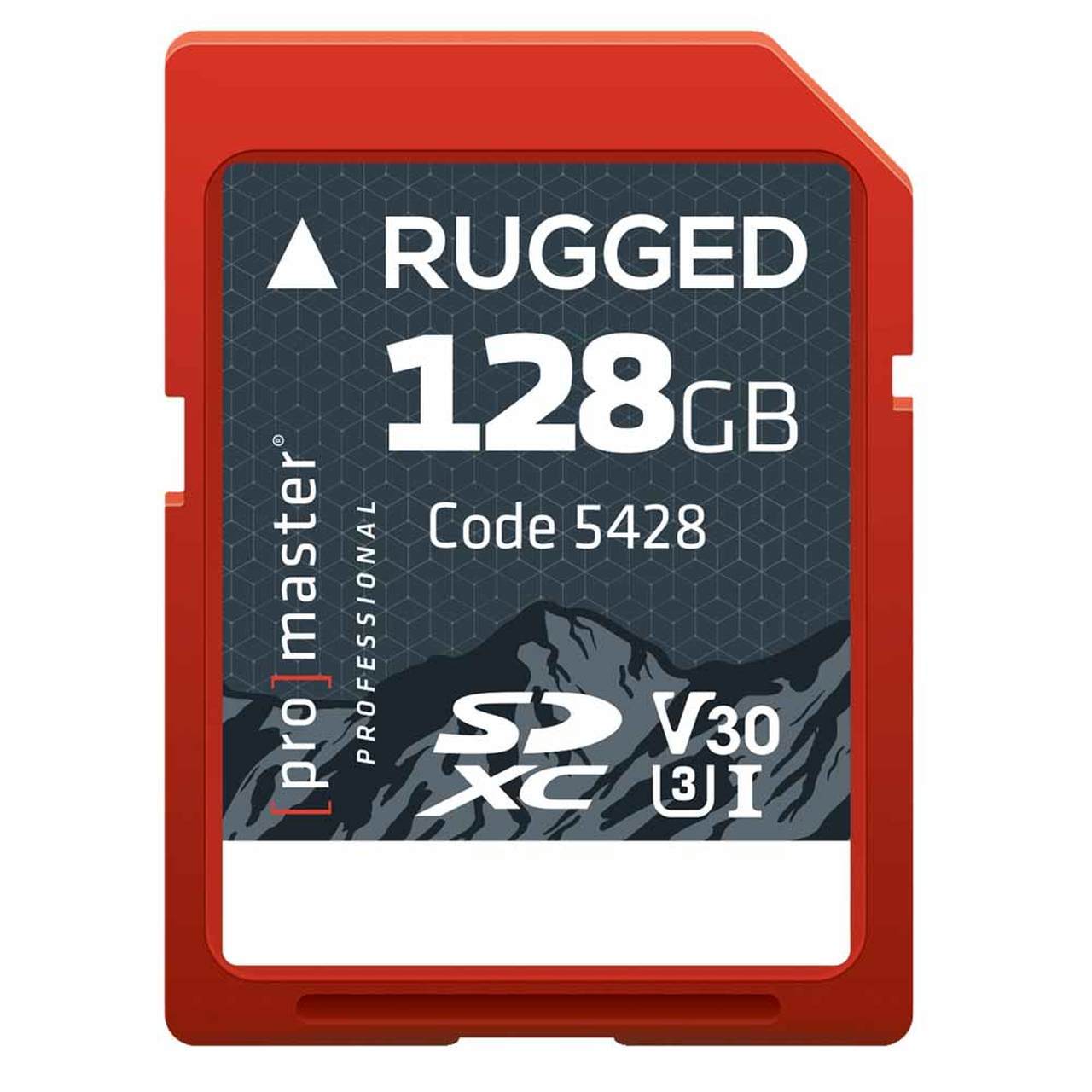 Promaster5428 Rugged SDXC 128gb UHS-I V30