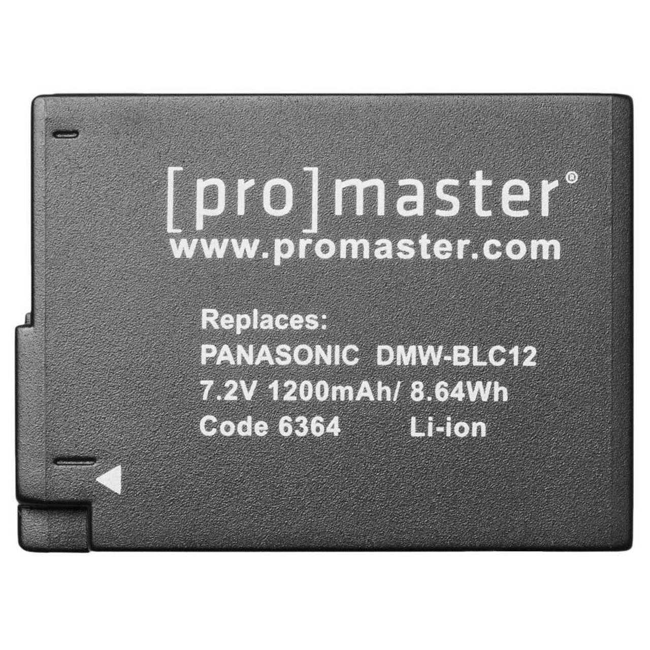 Promaster 6364 DMW-BLC12 Battery   for Panasonic