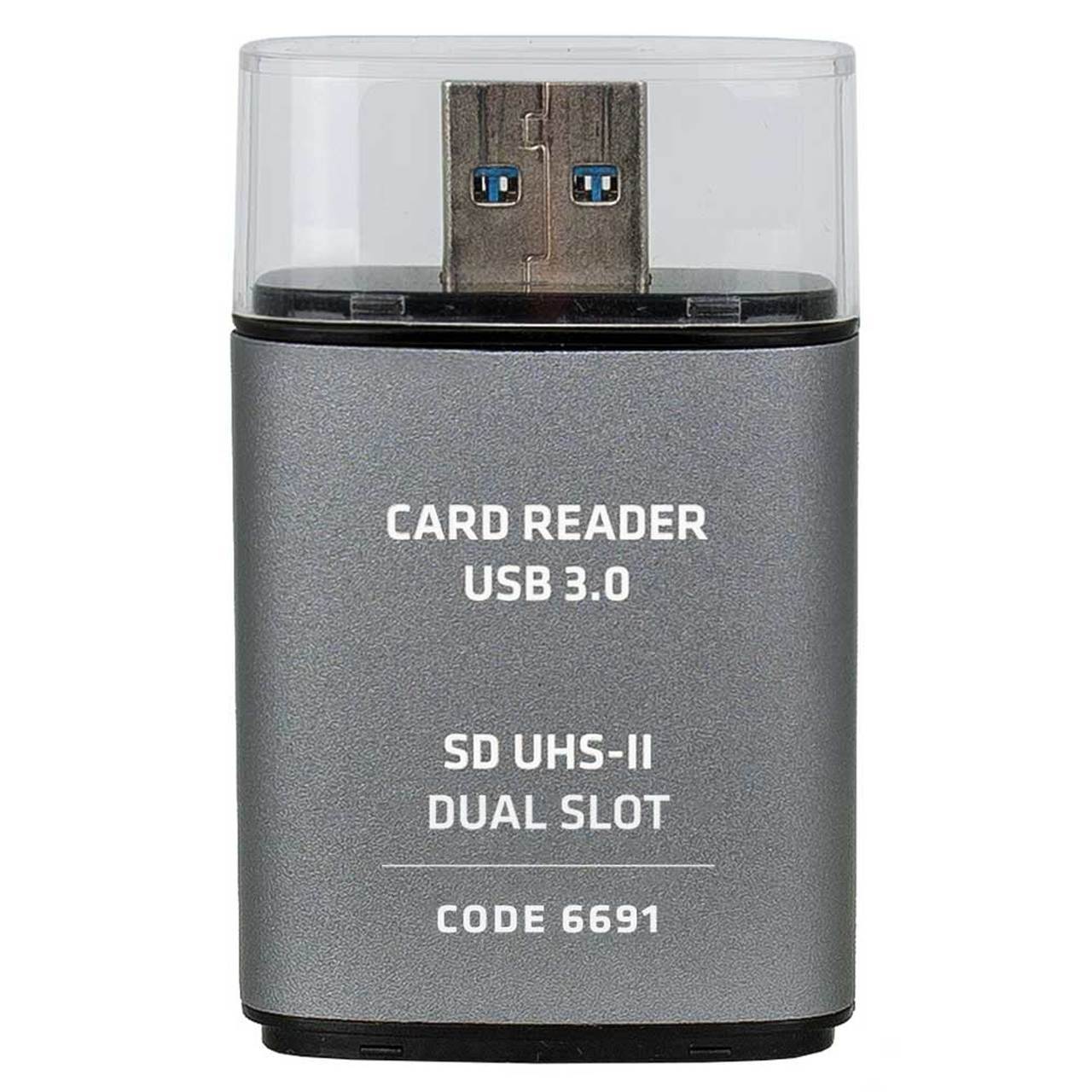 Promaster 6691 USB 3.0 SD UHSII Card Reader - dual slot SD