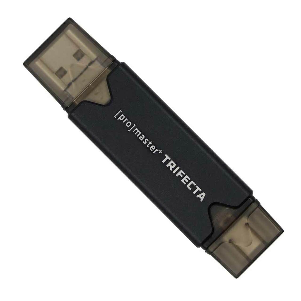 Promaster 7962 Trifecta SD/ Micro SD to USB A & C 3.0, USB-B 2.0