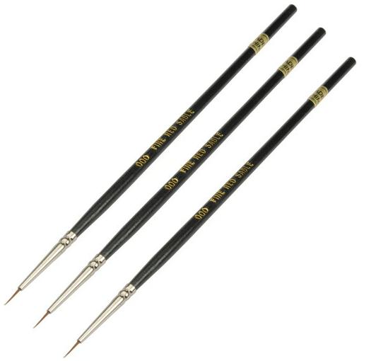 305/000 Dot Line #000 Spotting Brush (3-Pack)