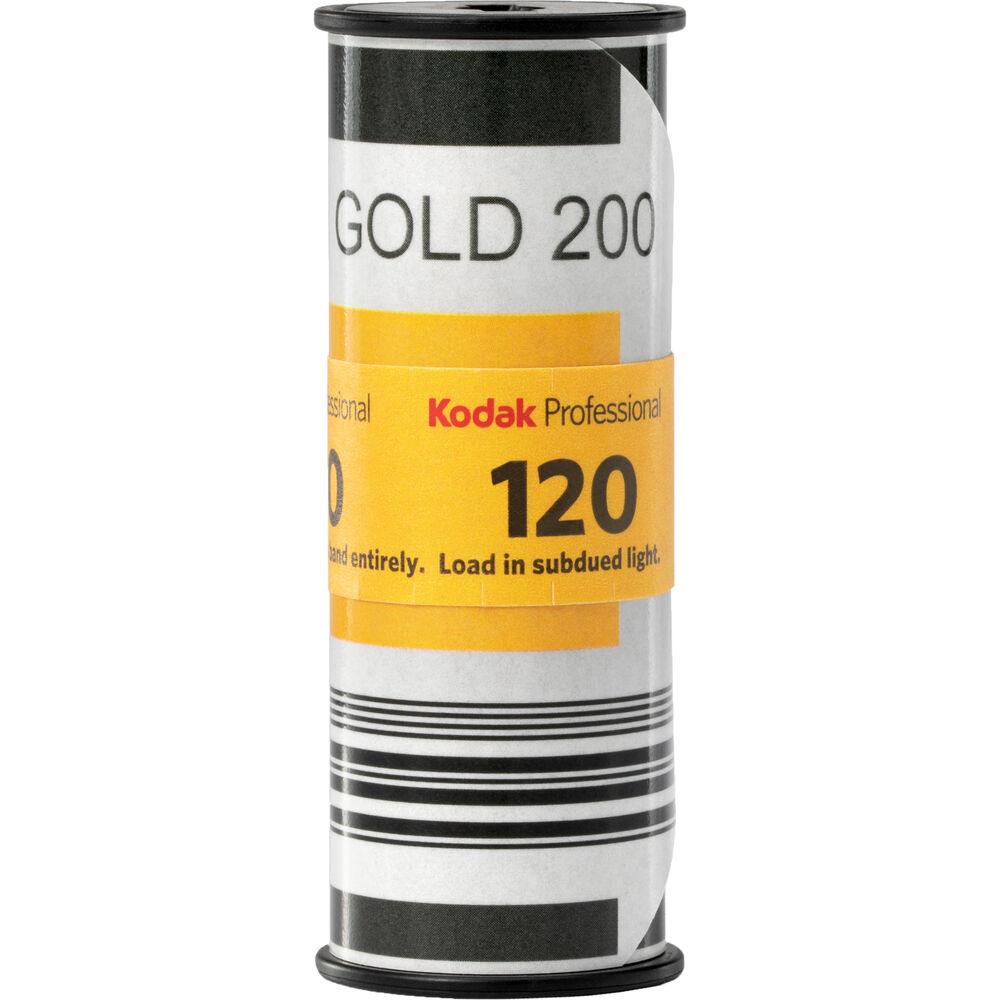 Kodak Professional Gold 200 Color Negative Film Pro Pack (120 Roll Film, 5 Rolls)