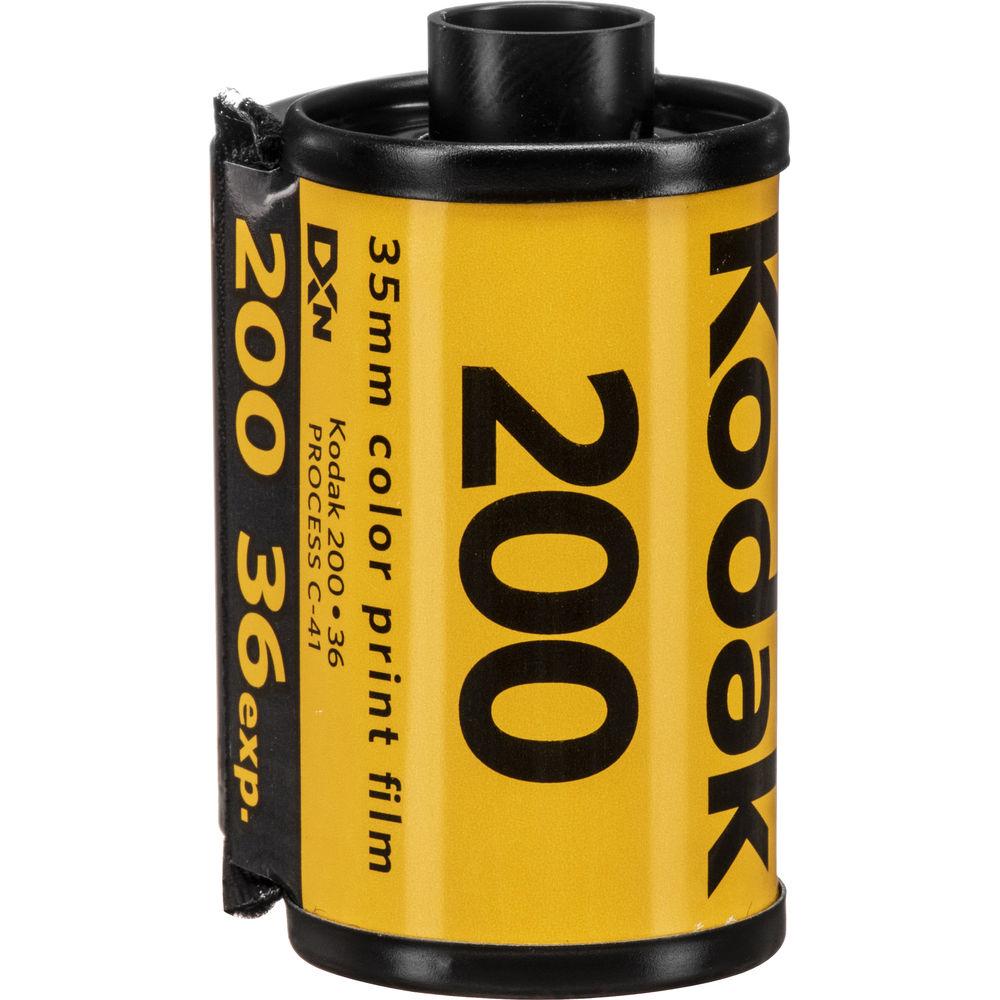 Kodak GOLD 200 Color Negative Film (35mm Roll Film, 36 Exposures, 3-Pack) 1880806