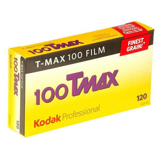 Kodak Professional T-Max 100 Black and White Negative Film (120 Roll Film, 5-Pack)