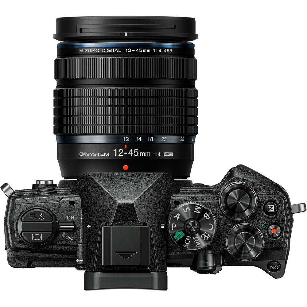 OM SYSTEM OM-5 Mirrorless Camera with 12-45mm f/4 PRO Lens (Black)