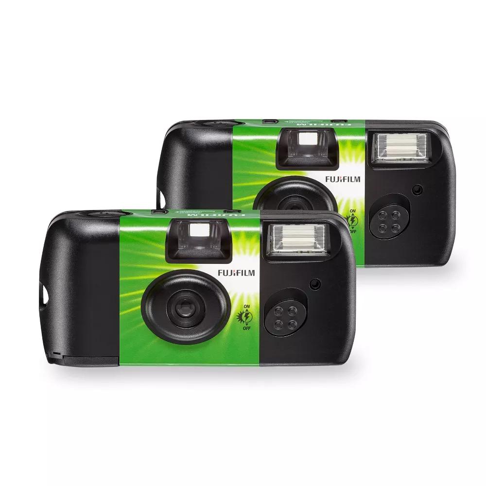 Fujifilm Quicksnap Flash 400 Disposable Camera with Flash (2 Pack)