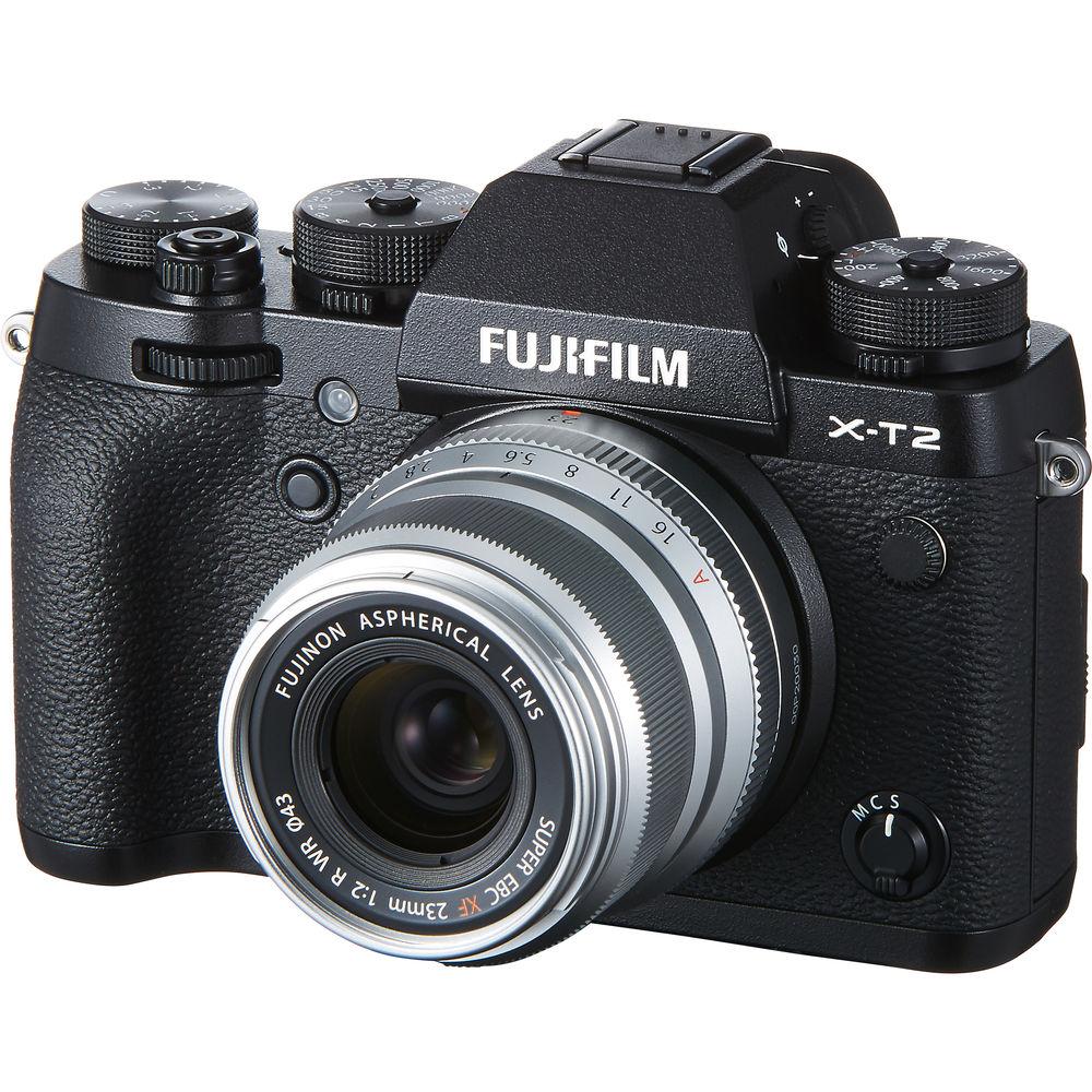 Fujinon XF 23MM F2 R WR Lens (Silver)