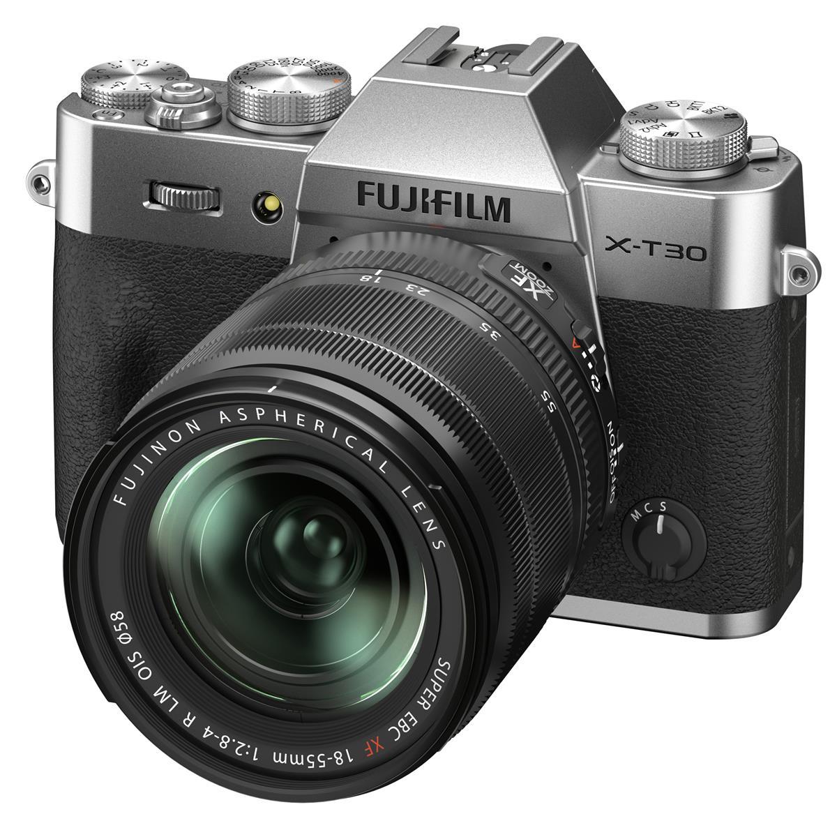 Fujifilm X-T30 II Mirrorless Camera Body with XF18-55mm Lens Kit (Silver)