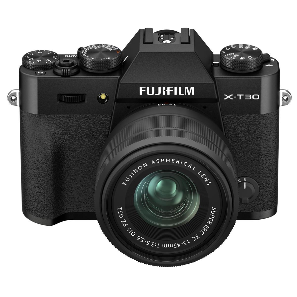 Fujifilm X-T30 II Mirrorless Camera Body with XC 15-45mm Lens Kit (Black)