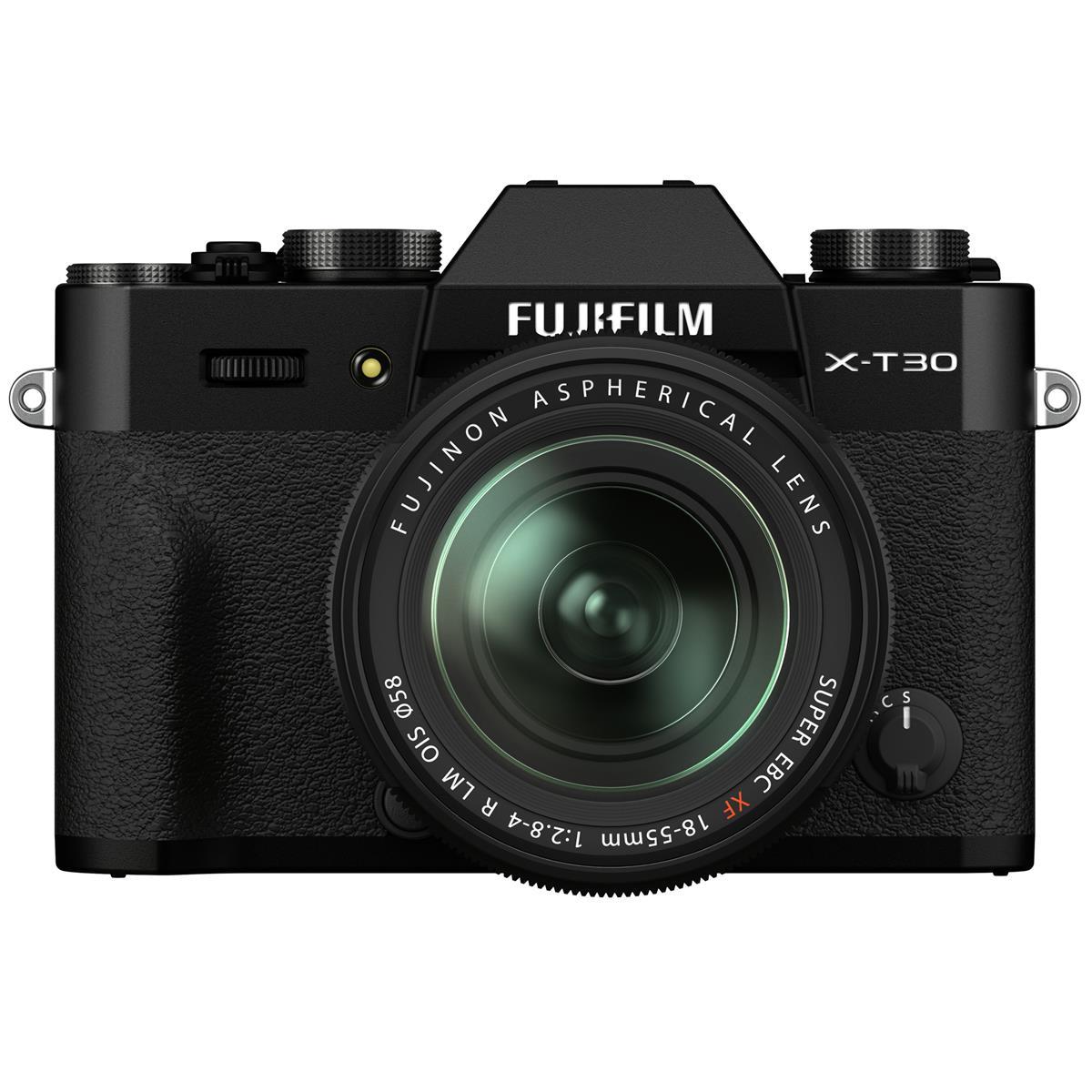 Fujifilm X-T30 II Mirrorless Camera Body with XF 18-55mm Lens Kit (Black)