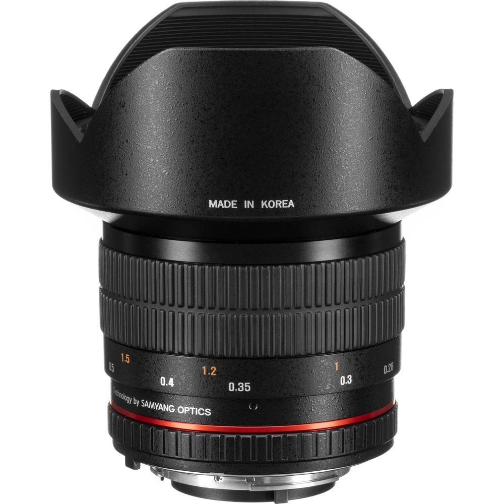 Rokinon 14mm F2.8 ED AS IF UMC Super Wide Angle Lens for Nikon -AE