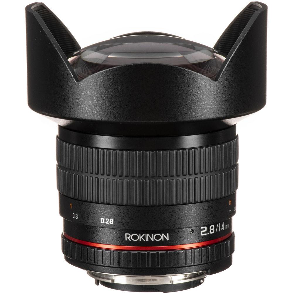 Rokinon 14mm F2.8 ED AS IF UMC Super Wide Angle Lens for Nikon -AE