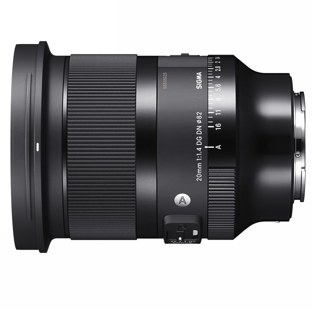 Sigma 20mm F1.4 DG DN Art Lens for Sony E