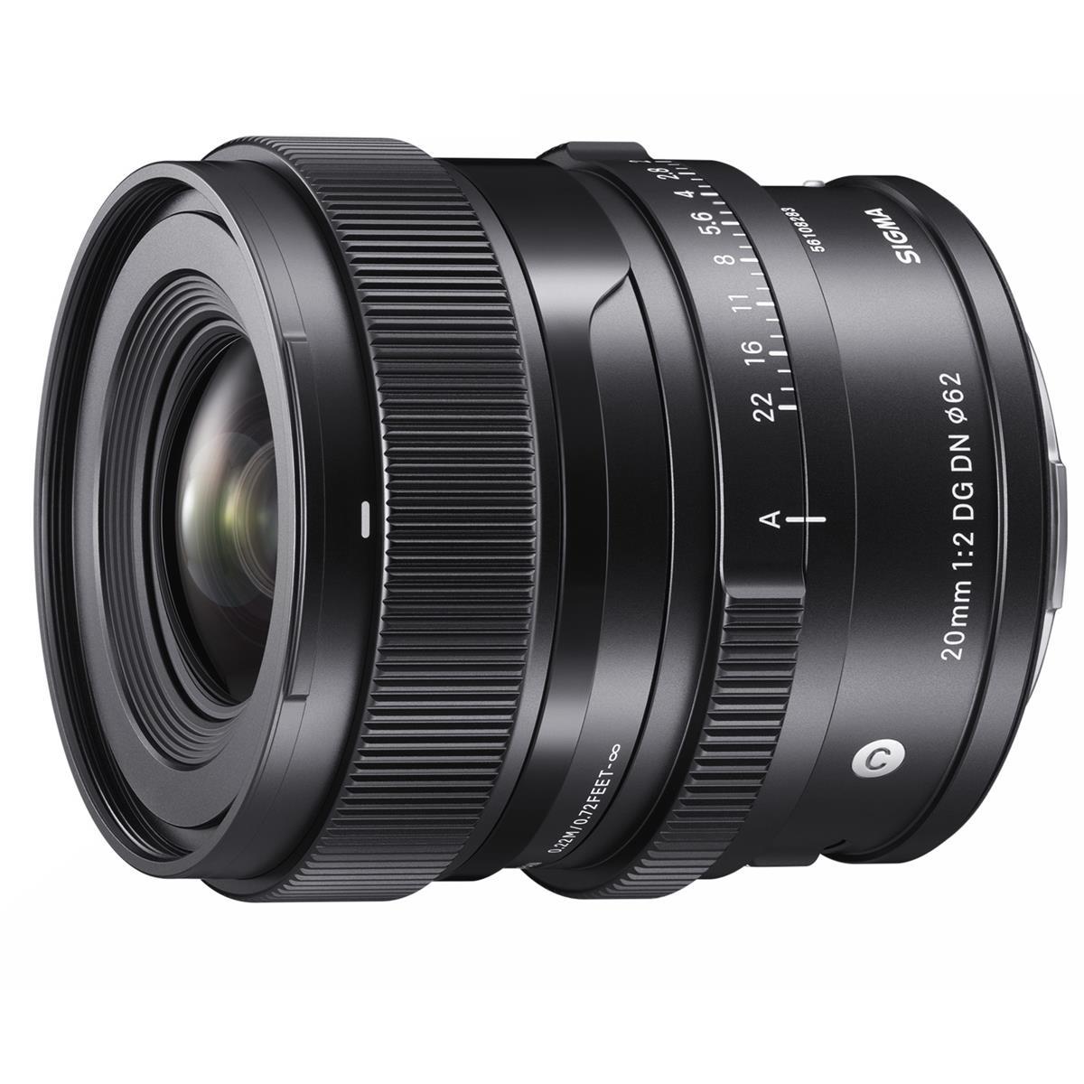 Sigma 20mm f/2 DG DN Contemporary Lens for Sony E