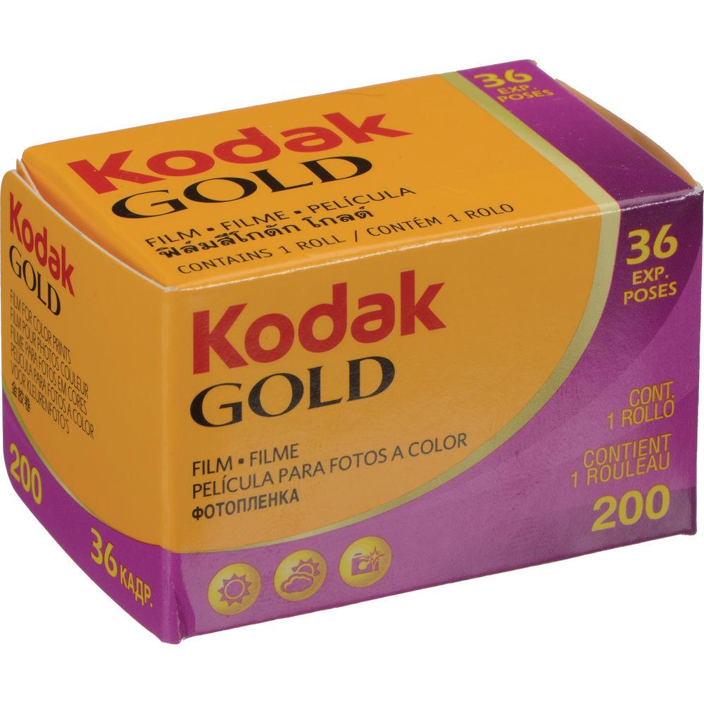 Kodak GOLD 200-36 Color Negative Film (35mm Roll Film, 36 Exposures, Single Roll, Boxed) 6033997