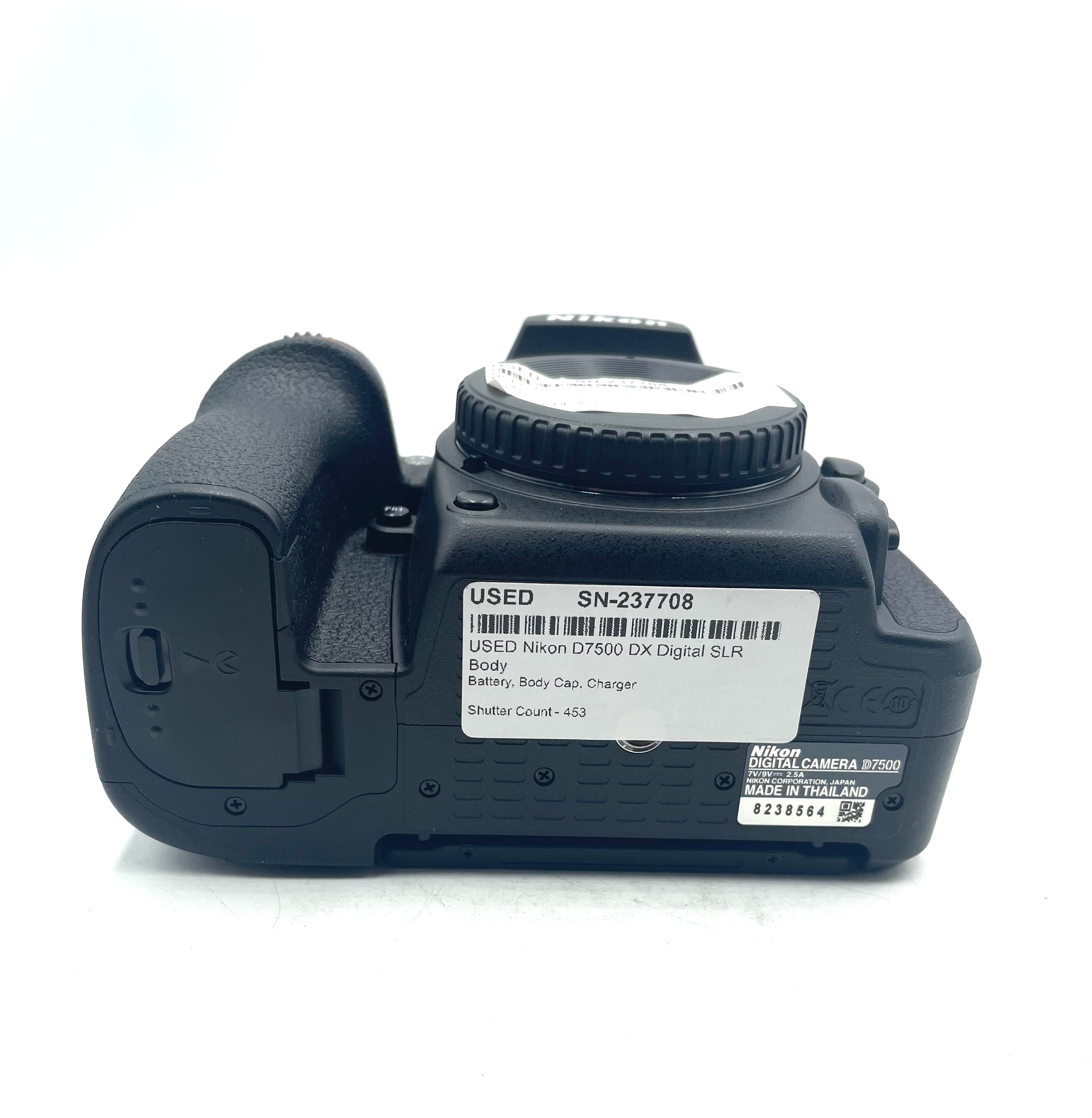 USED Nikon D7500 DX Digital SLR Body