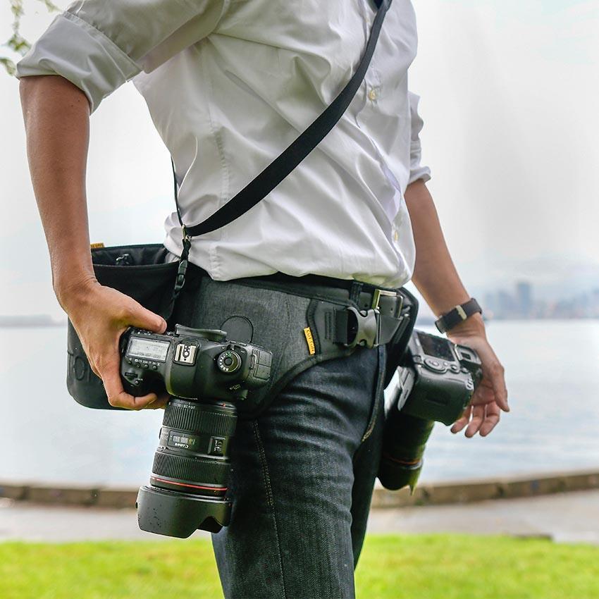 Cotton Carrier SLINGBELT 1-Camera Carrying System with Tether