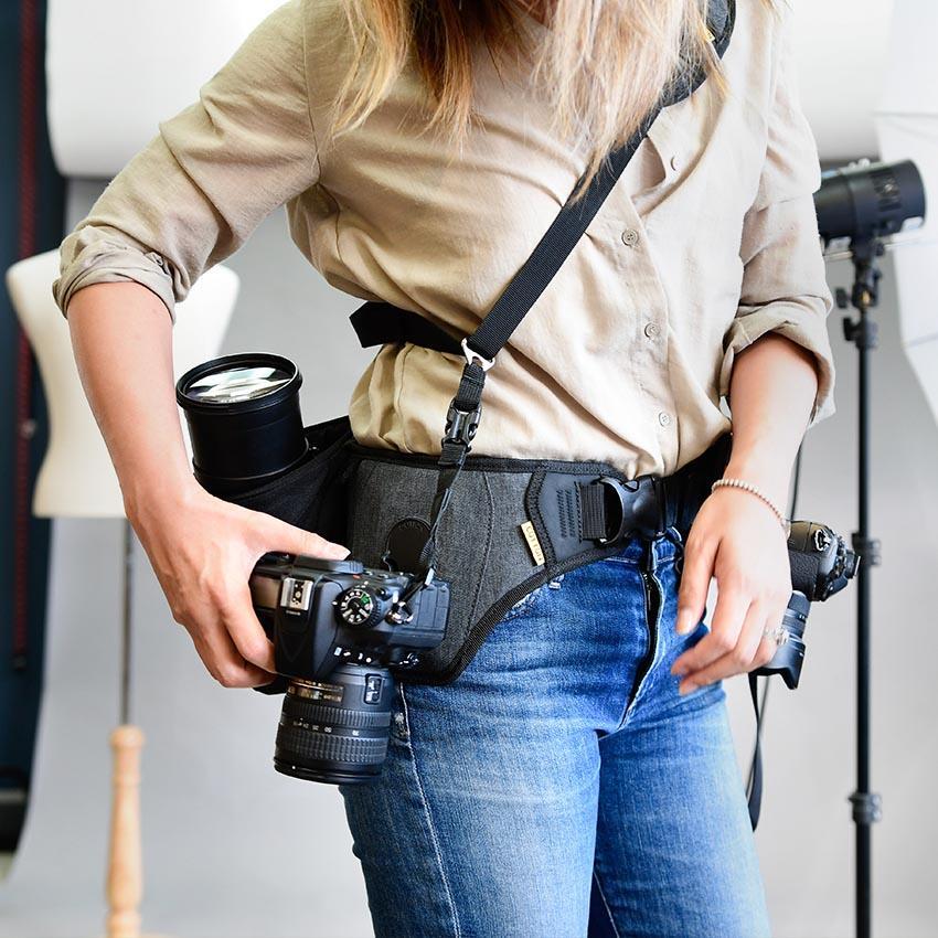 Cotton Carrier SLINGBELT 1-Camera Carrying System with Tether