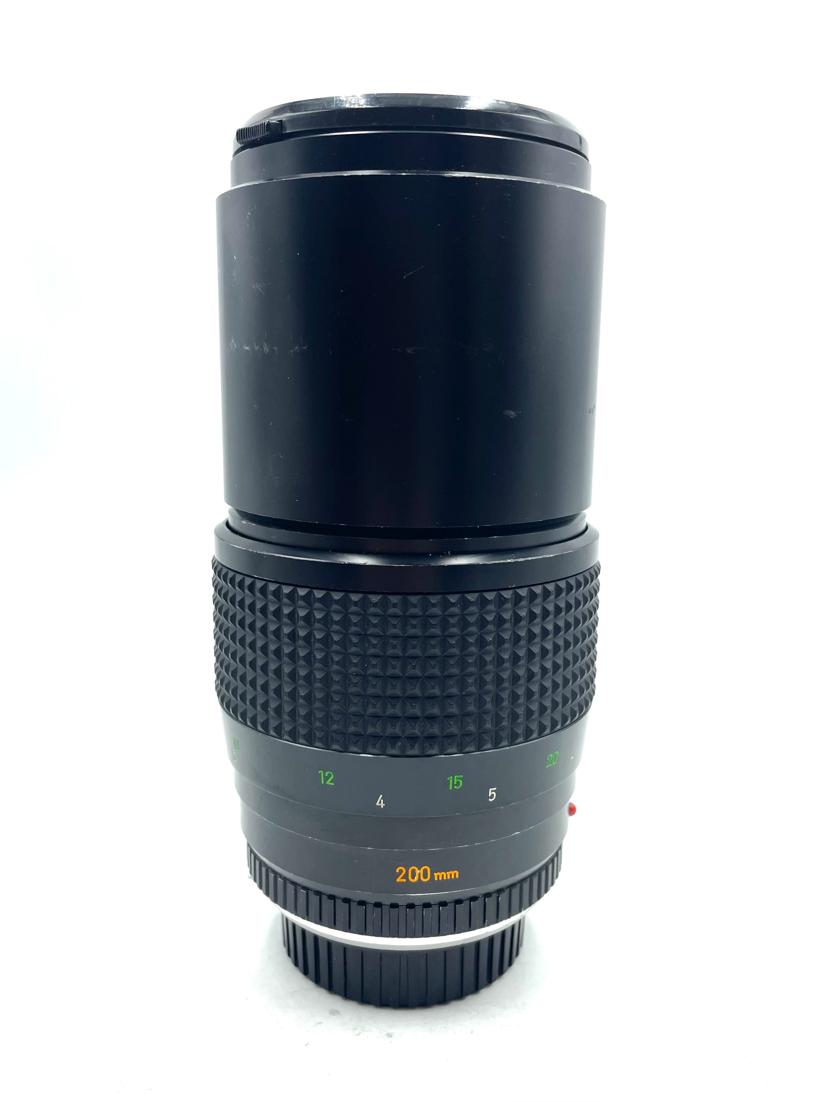 Used Minolta 200mm F3.5 MF Film Lens (Minolta MD Mount)