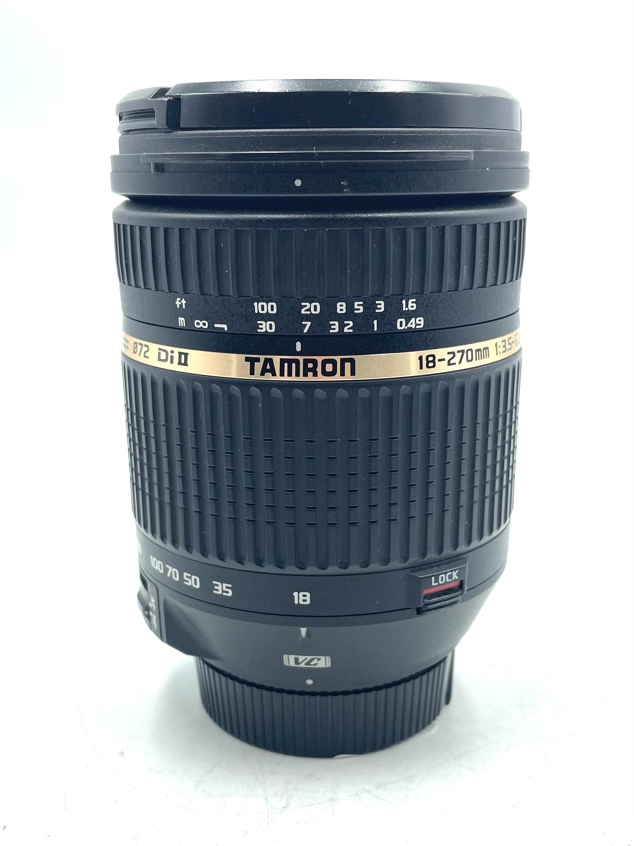 USED Tamron 18-270mm F3.5-6.3 Di II VC Lens for Nikon