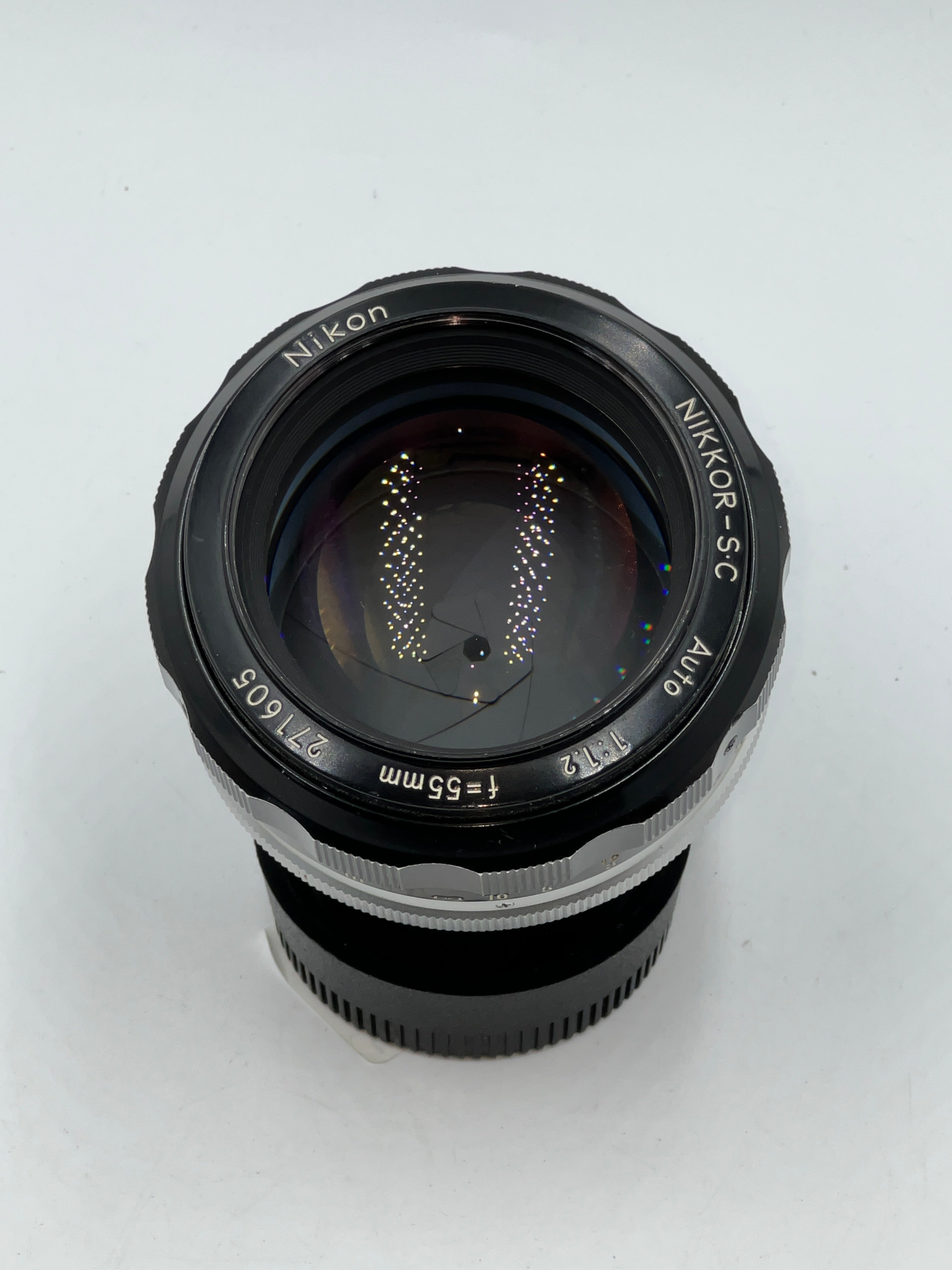 Used Nikon Nikkor-SC 55mm f1.2 Non-AI Lens