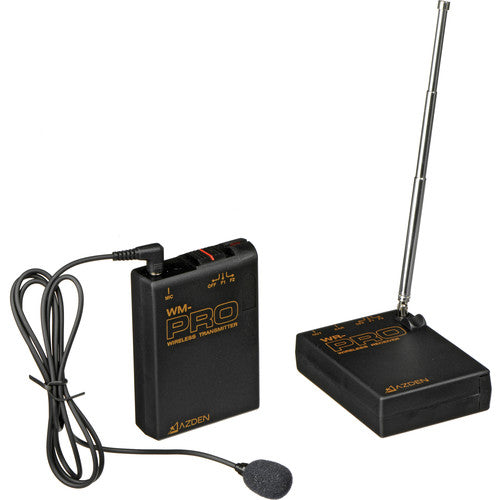 Azden WLX-PRO+i VHF Wireless Lavalier Mic System for Cameras and Mobile Devices