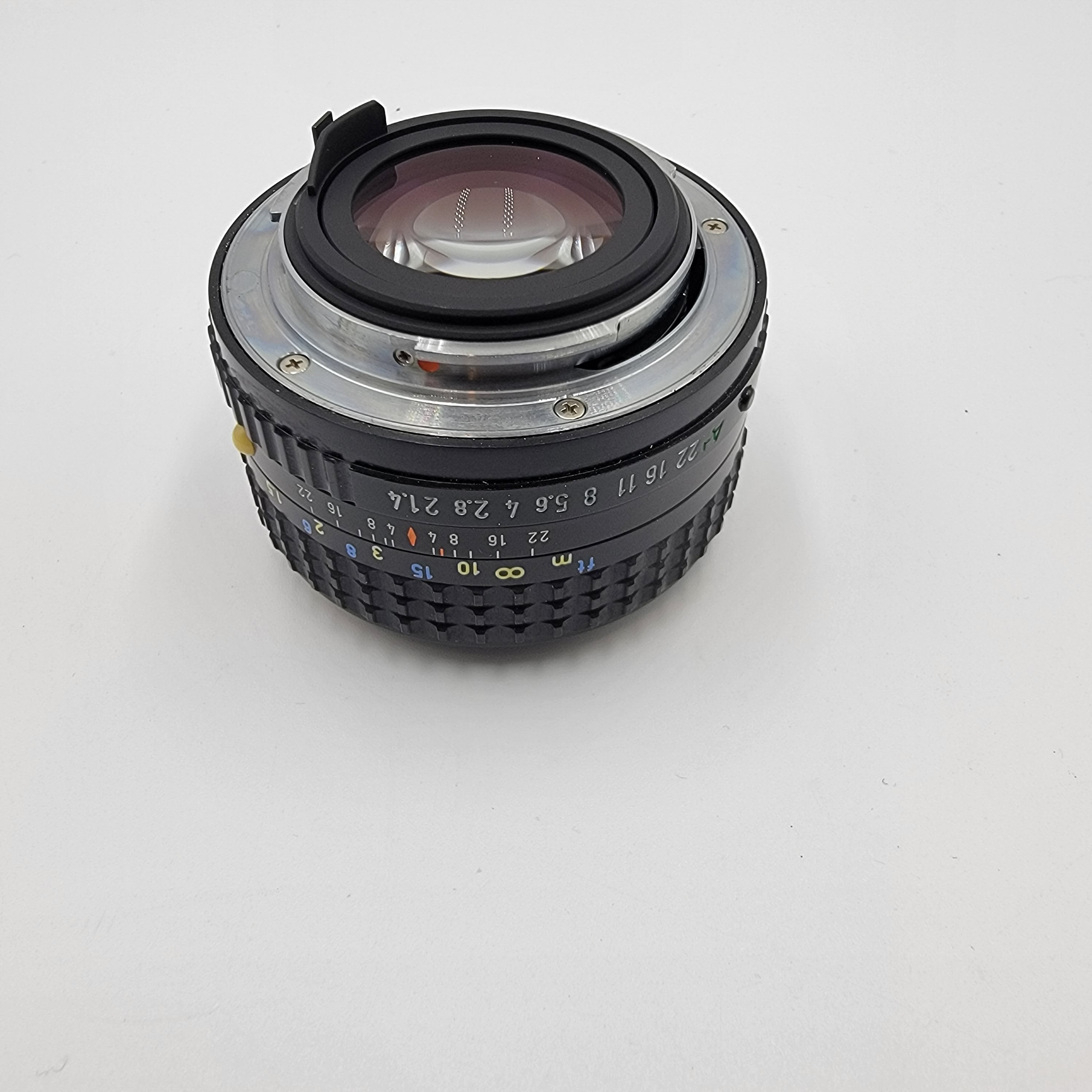 Used Pentax SMC 50mm F1.4 Film Lens W/ Front and Rear caps