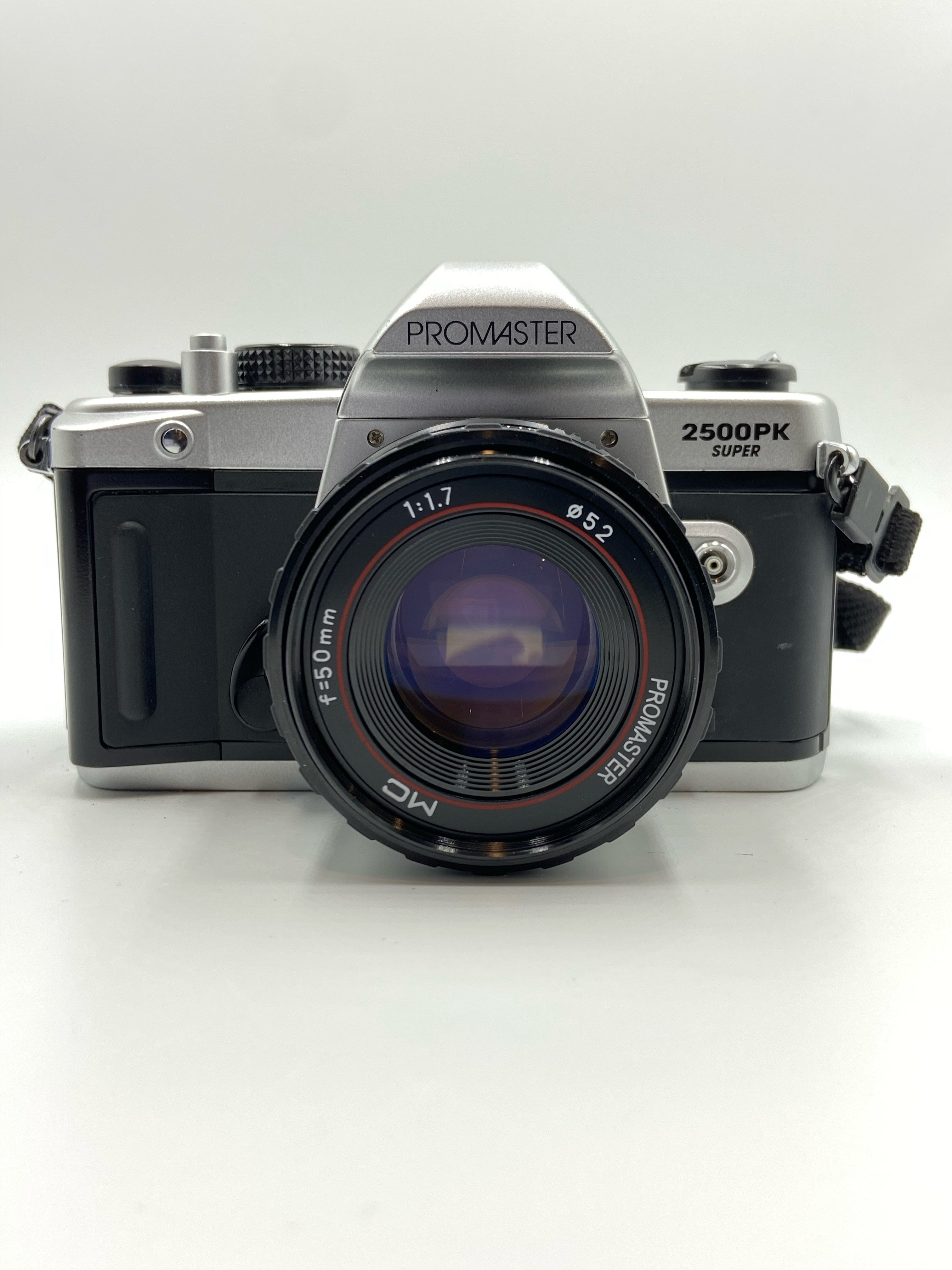 Used Promaster 2500PK Super SLR Camera with 50mm f/1.7 MC Lens