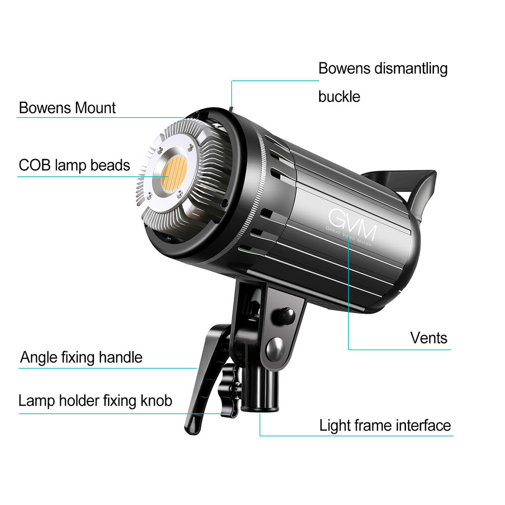 GVM G100W Bi-Color LED Video Light Kit with Lantern Softbox