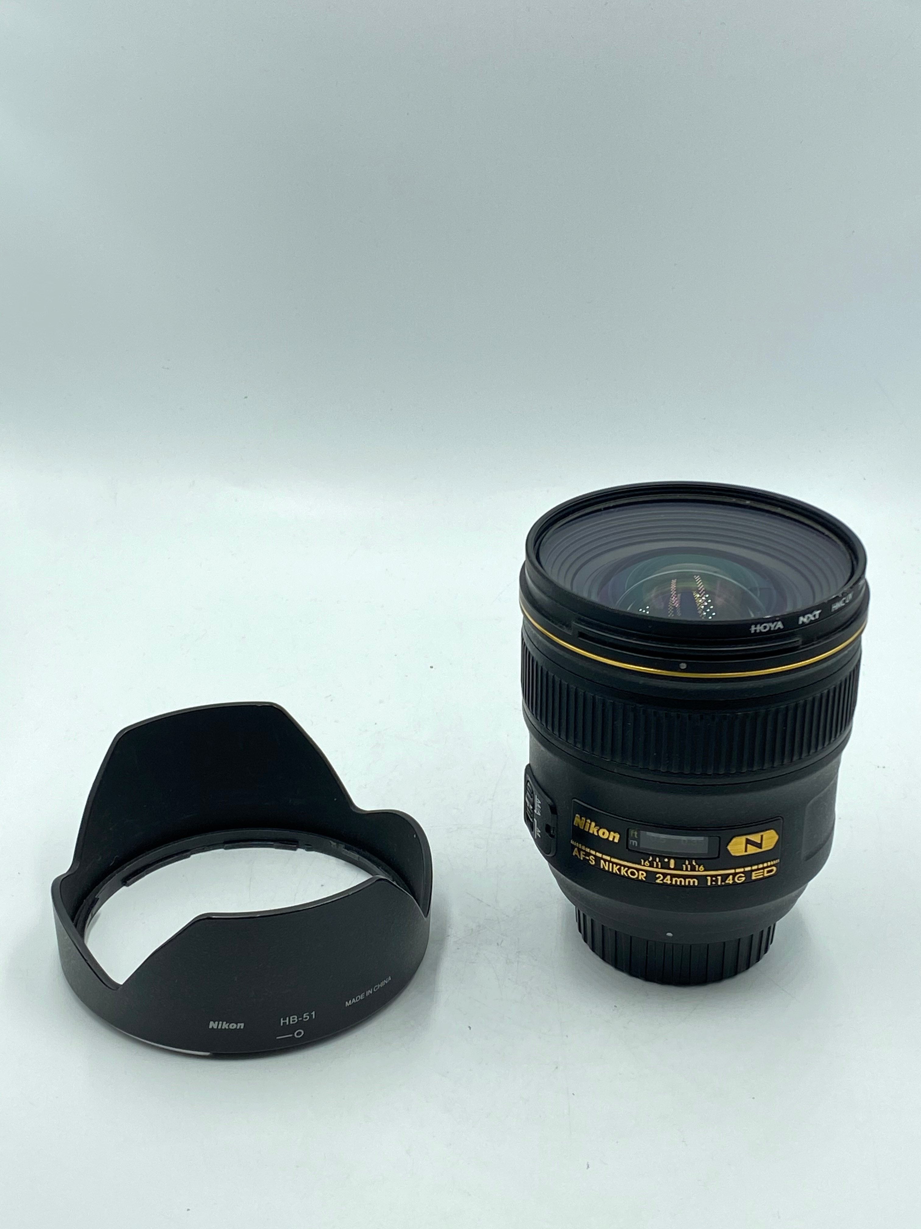 Used Nikon 24mm F1.4 G ED AF-S Lens