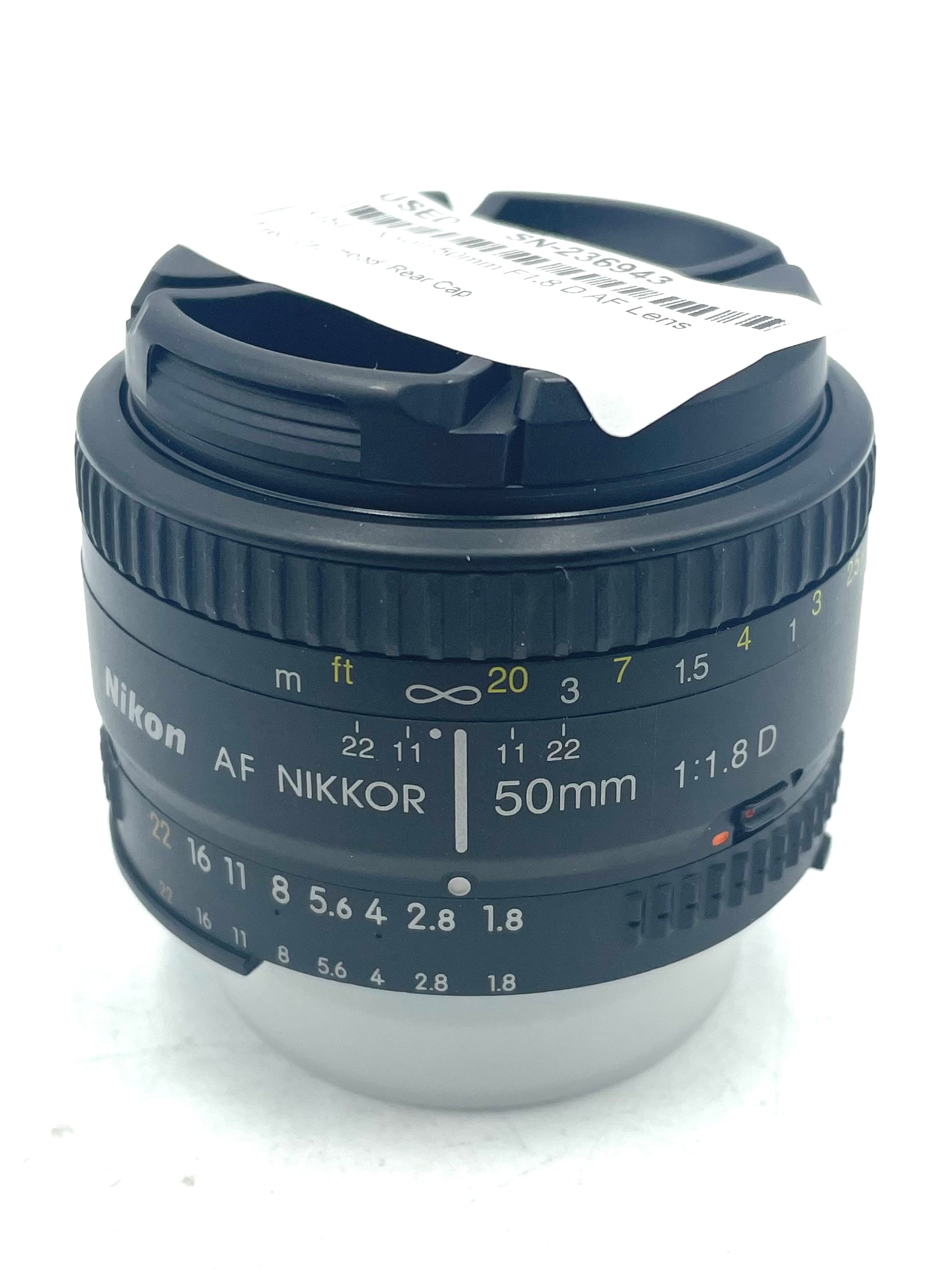 USED Nikon 50mm F1.8 D AF Lens